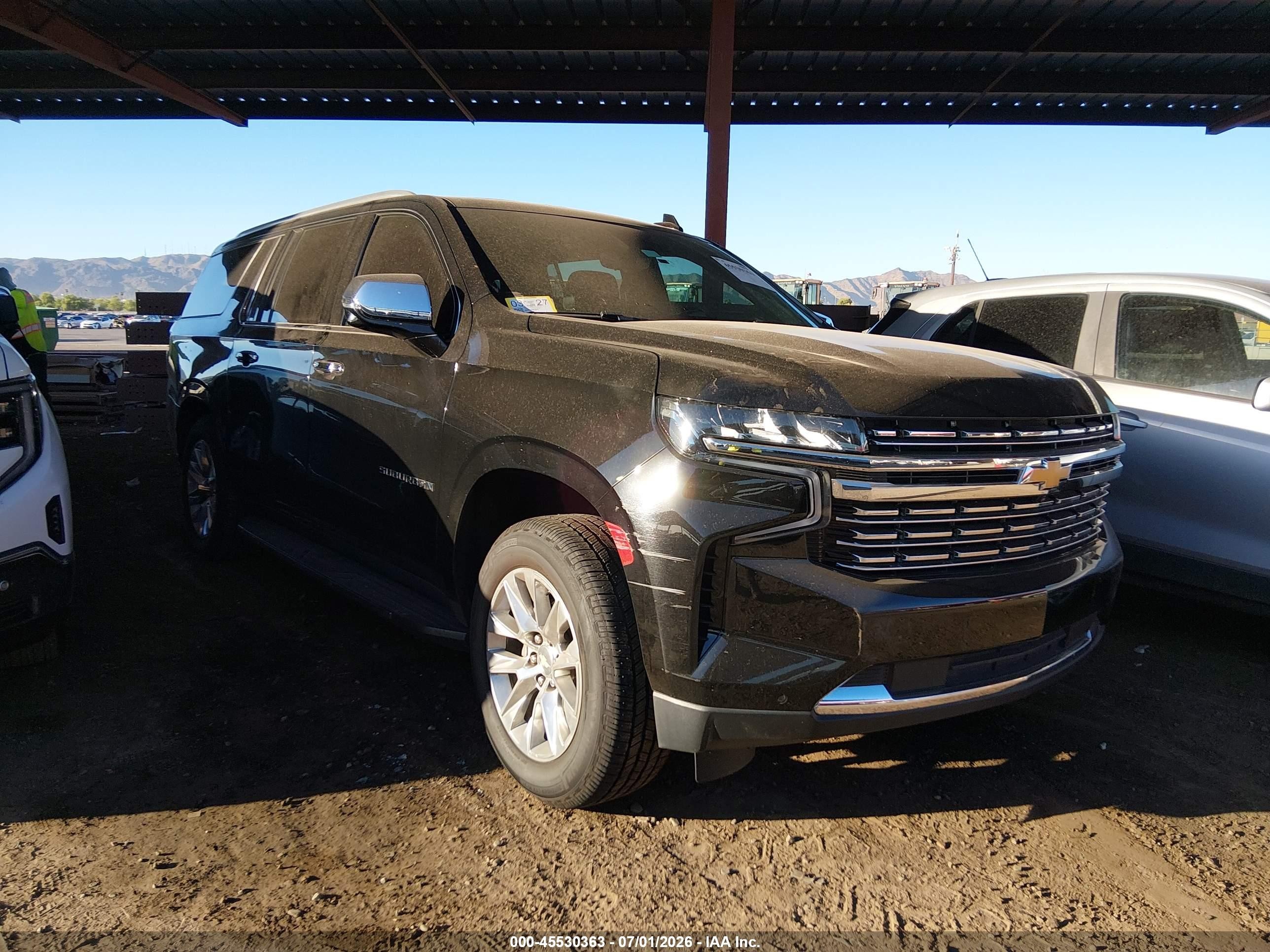 2023 Chevrolet Suburban Premier, VIN 1GNSKFKD8PR236060 — Rear end