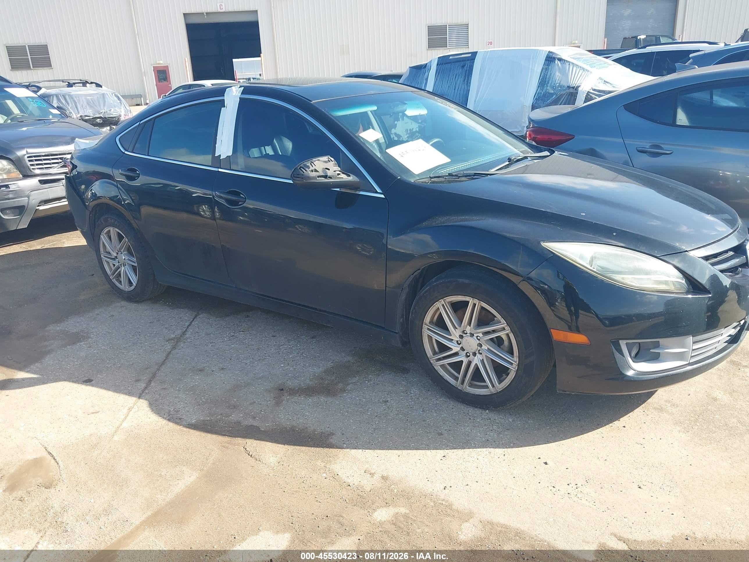2011 Mazda 6 i Grand Touring, VIN 1YVHZ8CH3B5M15886 — Rear end