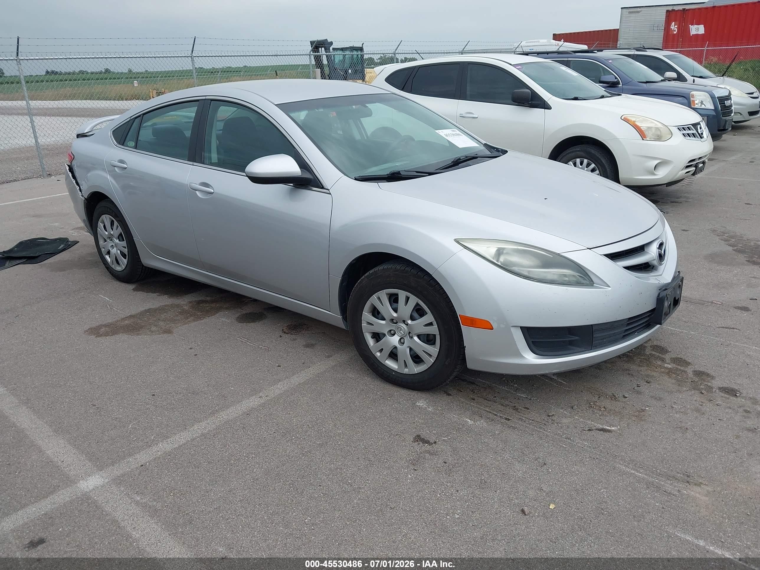 2012 Mazda 6 i Sport, VIN 1YVHZ8BH7C5M29616 — Rear end