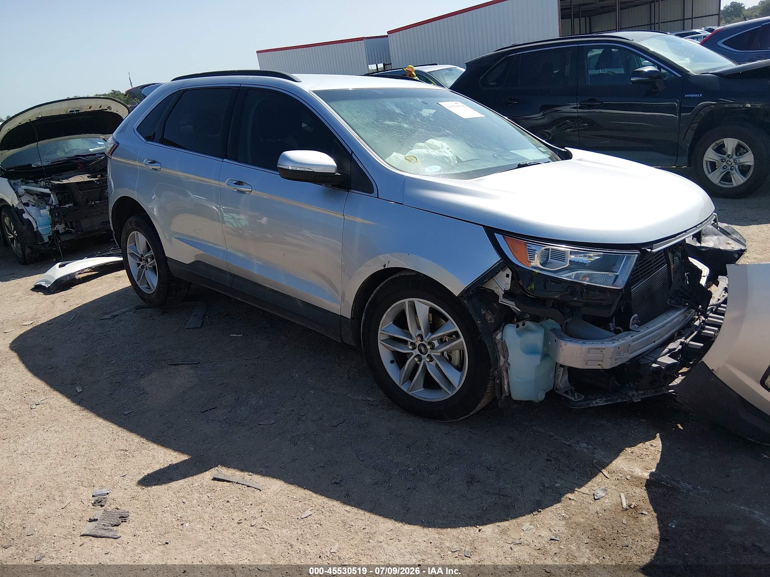 2015 Ford Edge SEL, VIN 2FMTK3J80FBB85375 — Front end