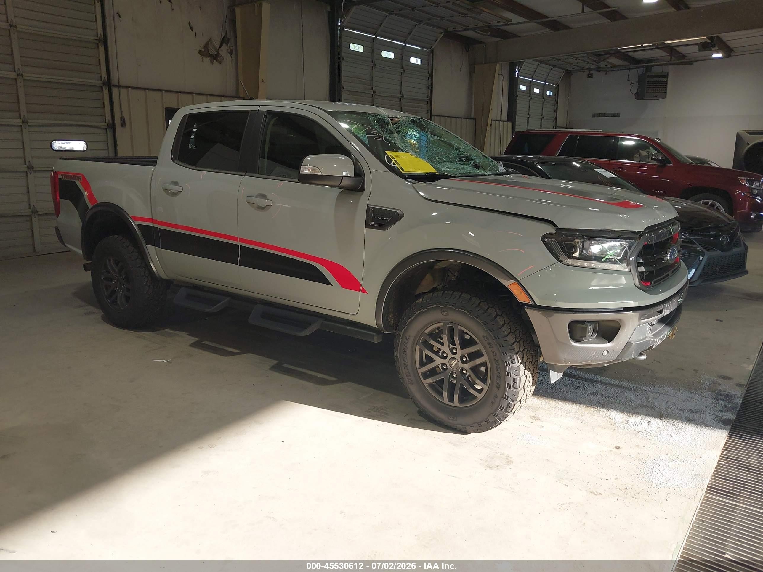2022 Ford Ranger XL, VIN 1FTER4FH9NLD16437 — Roof