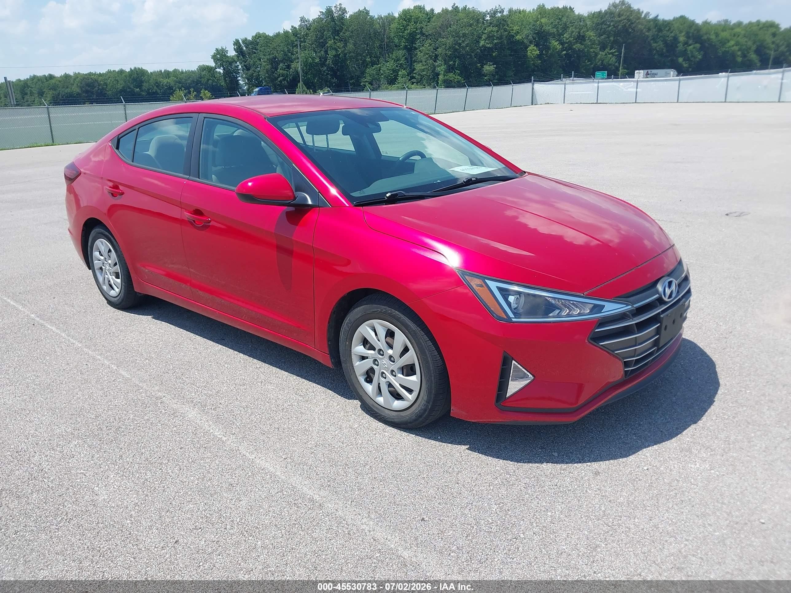 2020 Hyundai Elantra SE, VIN 5NPD74LF7LH617987 — Normal wear