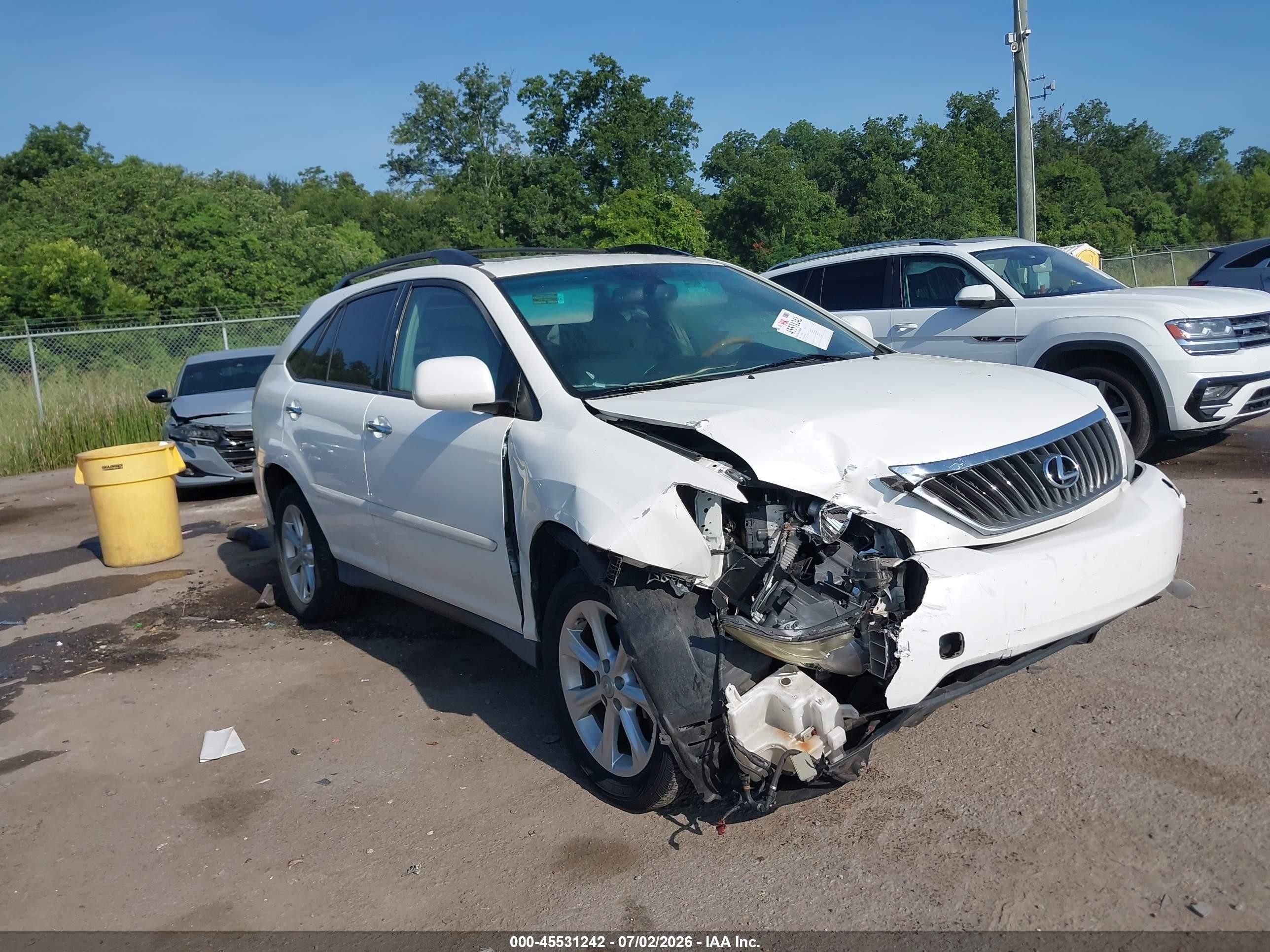 2009 Lexus RX 350, VIN 2T2GK31U69C081306 — Фото с аукциона 1 of 5