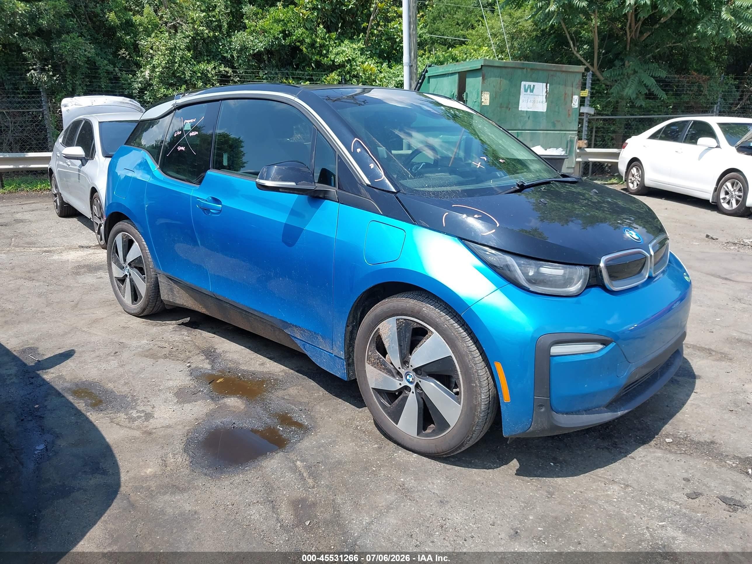 2018 BMW i3, VIN WBY7Z4C57JVD95870 — Крыша