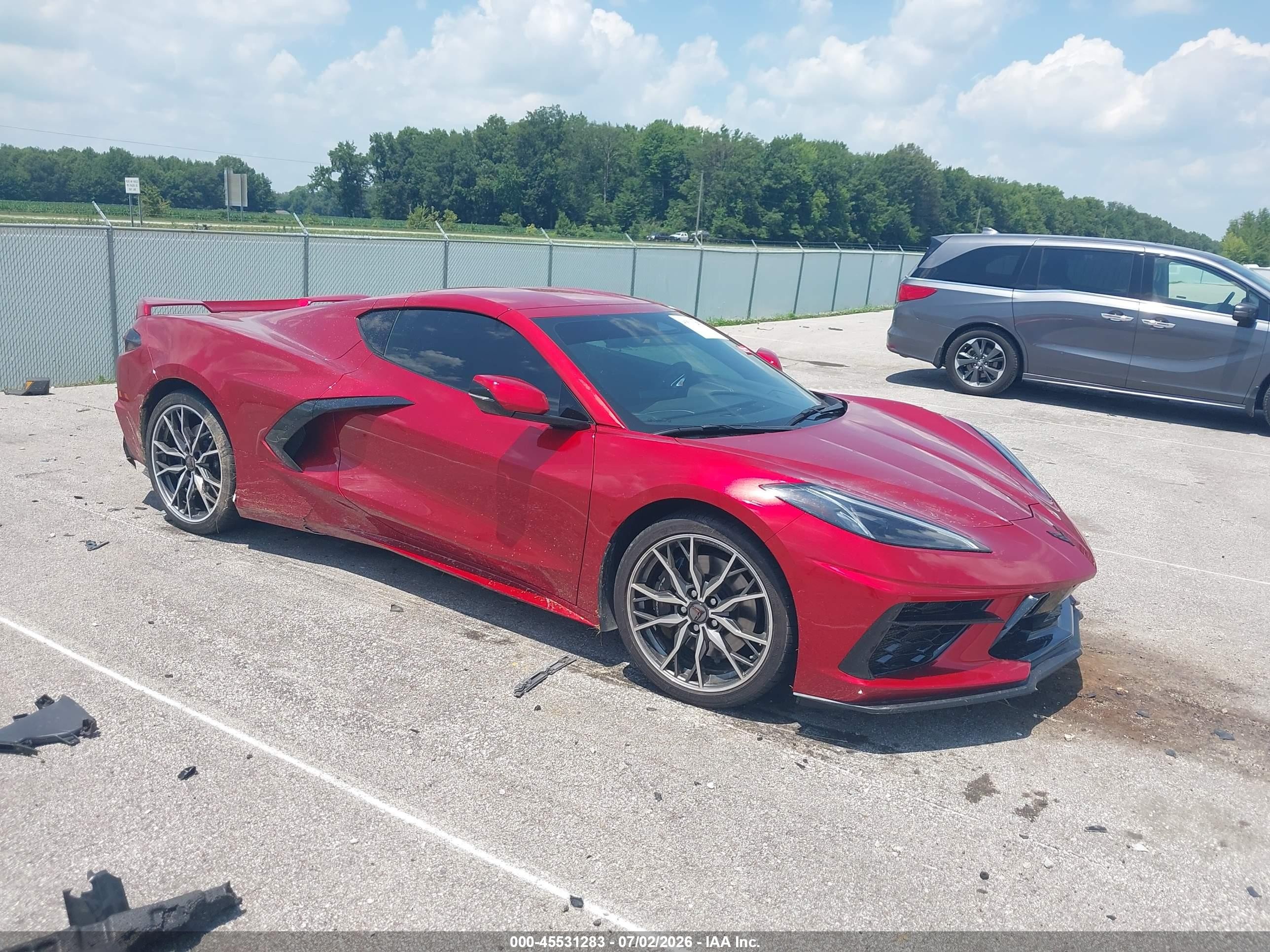 2024 Chevrolet Corvette 2LT, VIN 1G1YB2D46R5121405 — Rear end