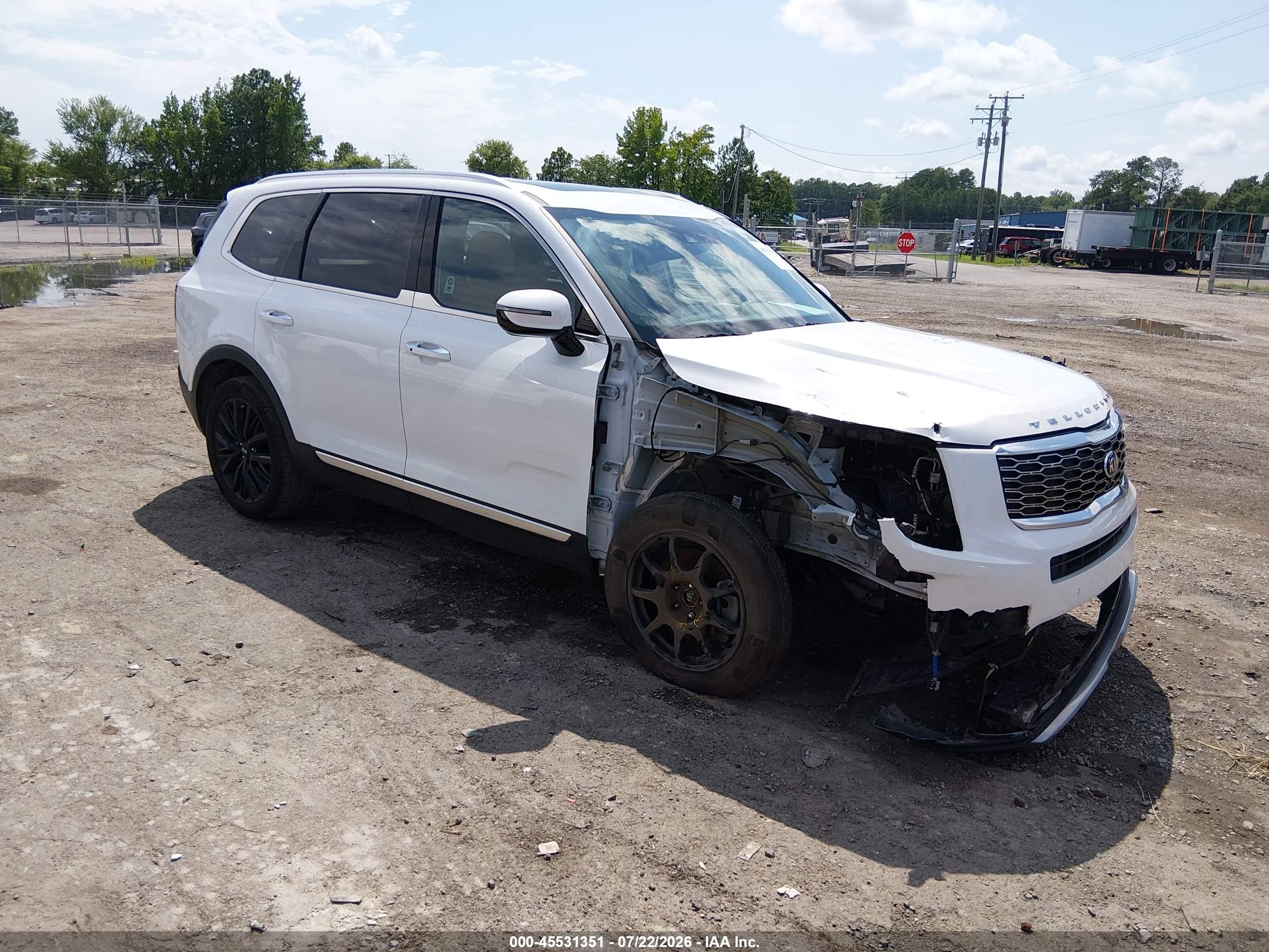 2020 Kia Telluride SX, VIN 5XYP54HC8LG079132 — Front end