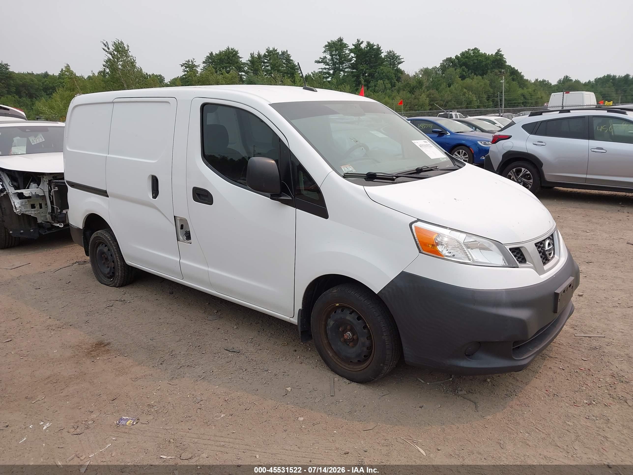 2013 Nissan NV200 SV, VIN 3N6CM0KN0DK695957 — Rear end