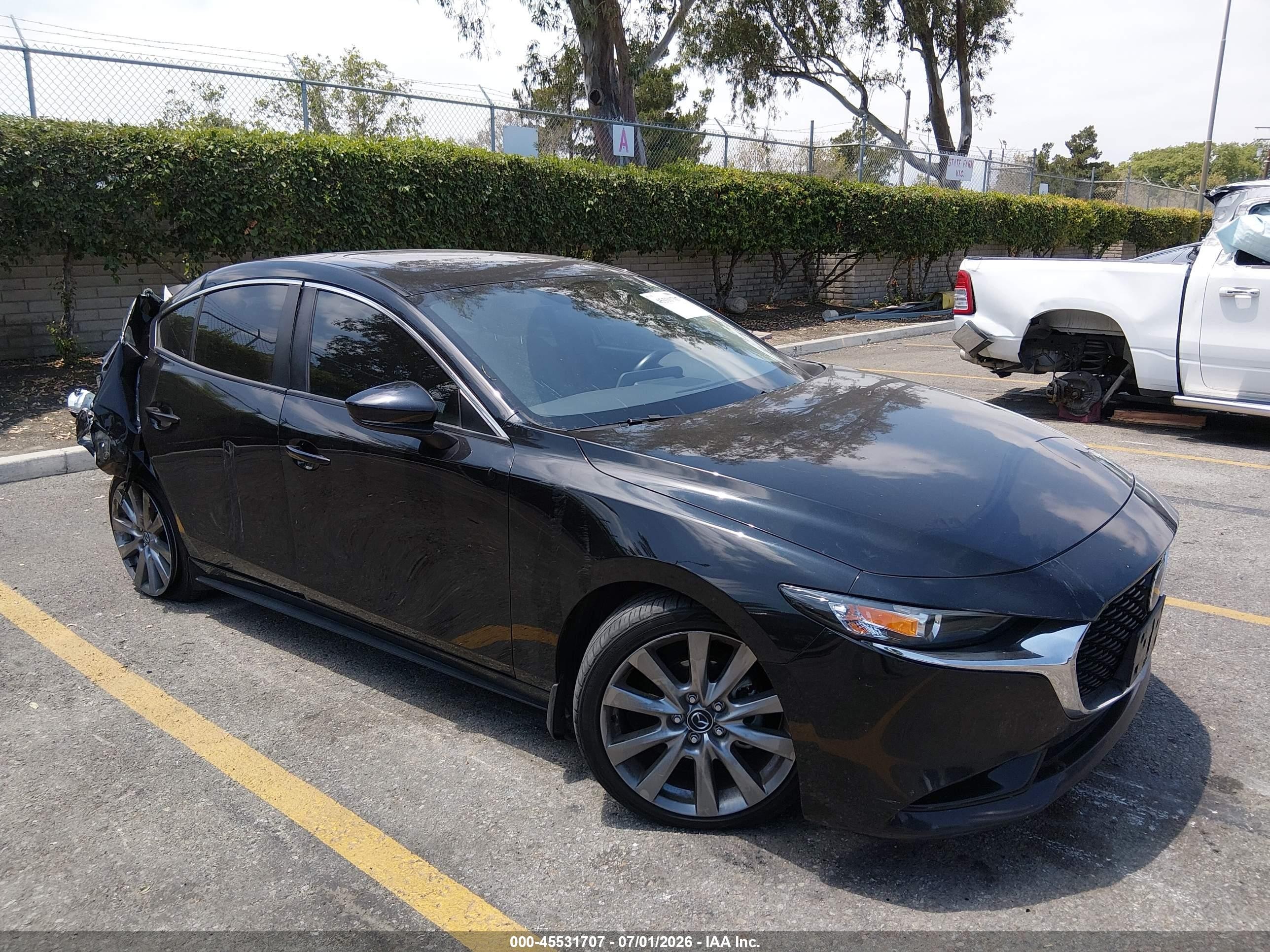 2023 Mazda 3 S Preferred, VIN 3MZBPACM4PM367867 — Rear end