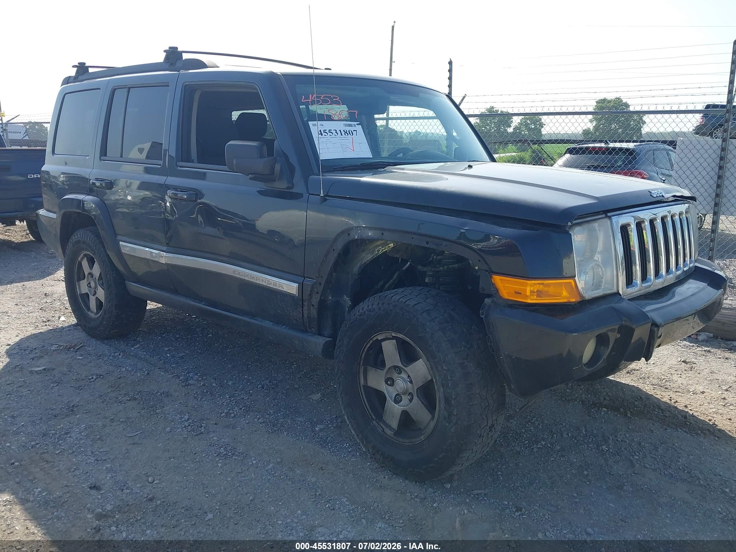 2010 Jeep Commander Sport, VIN 1J4RG4GK4AC137129 — Engine fire