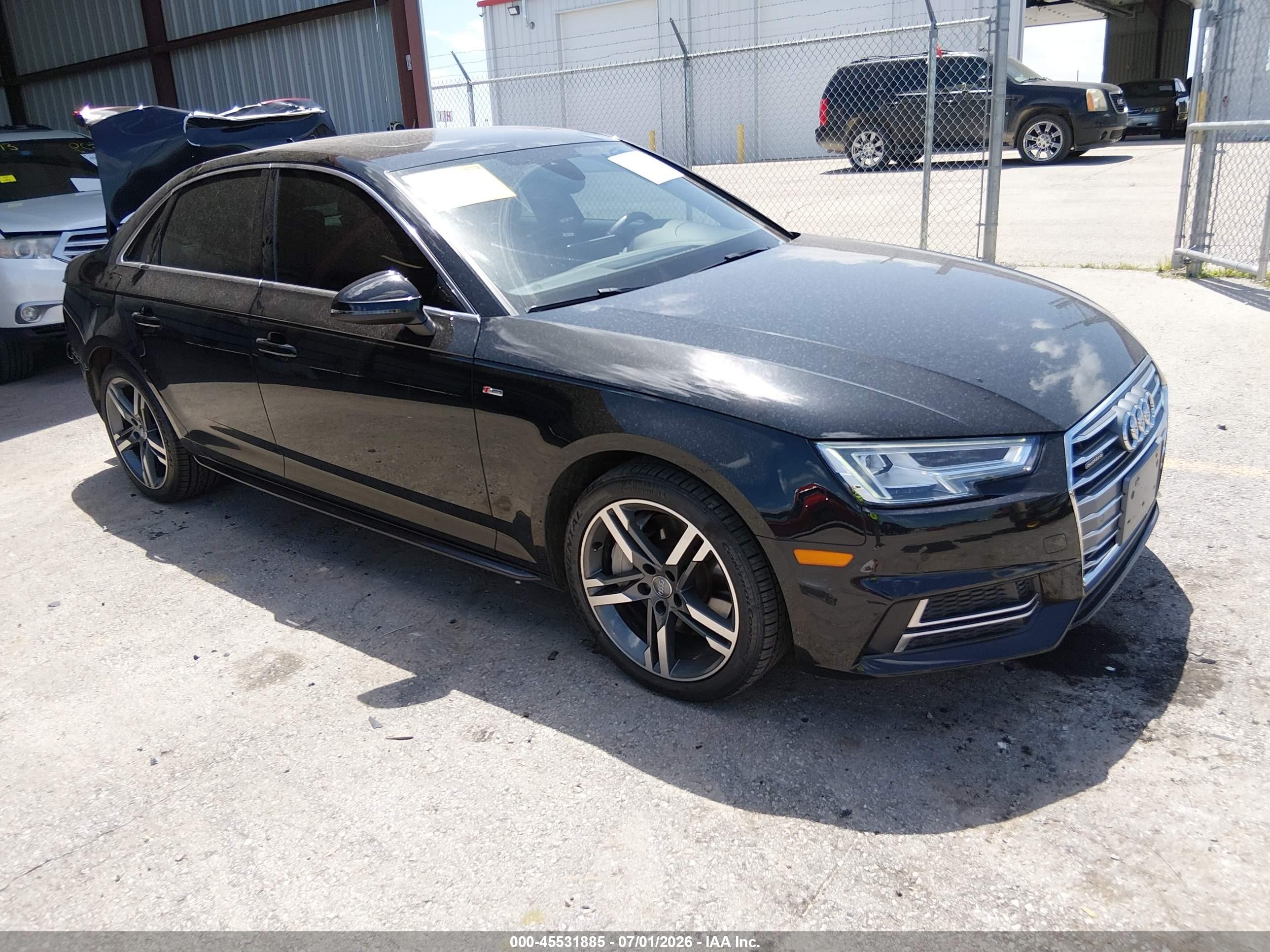 2018 Audi A4 Premium Plus, VIN WAUENAF40JA166809 — Rear end
