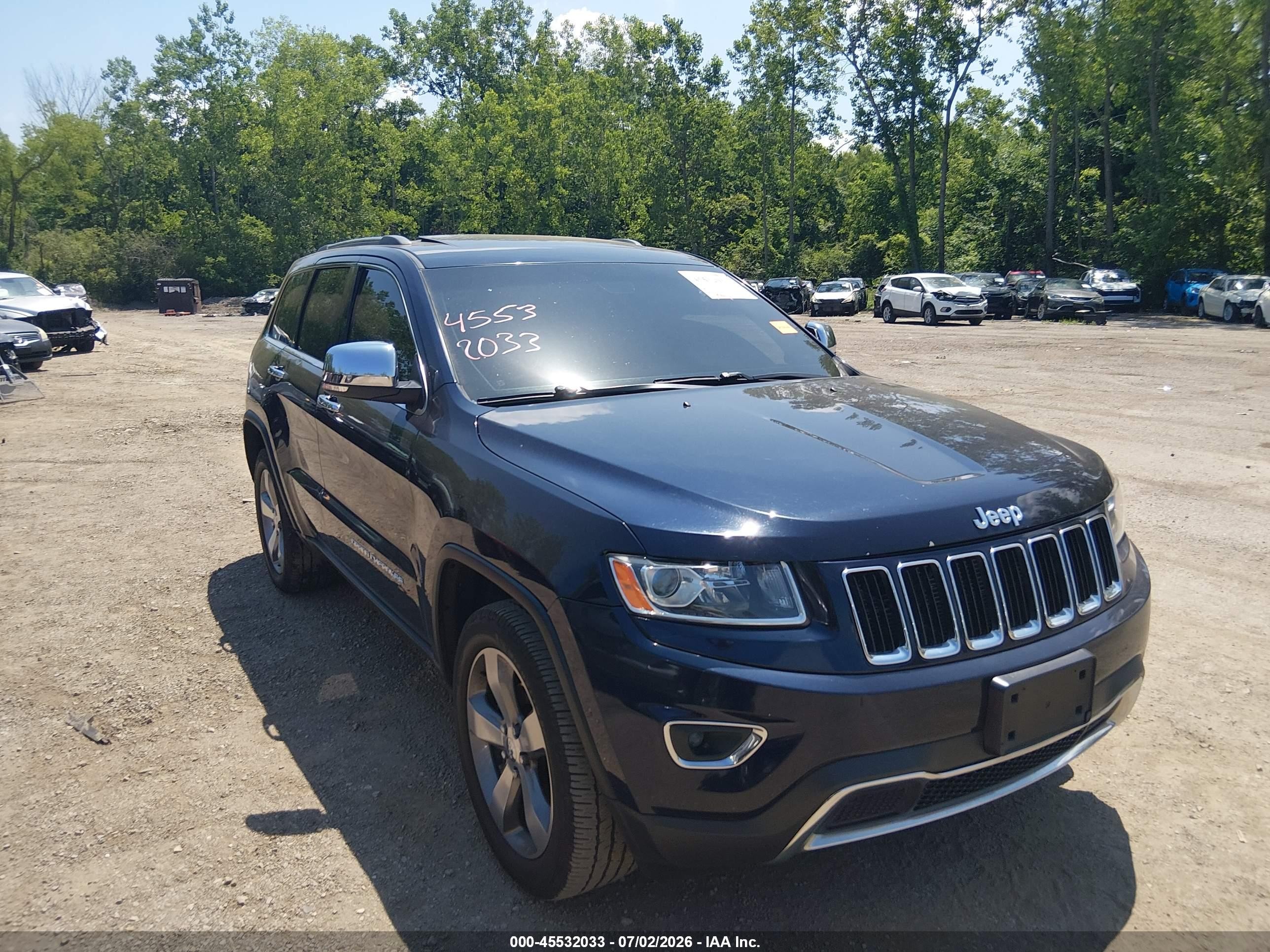 2014 Jeep Grand Cherokee Limited, VIN 1C4RJFBG3EC506168 — Normal wear