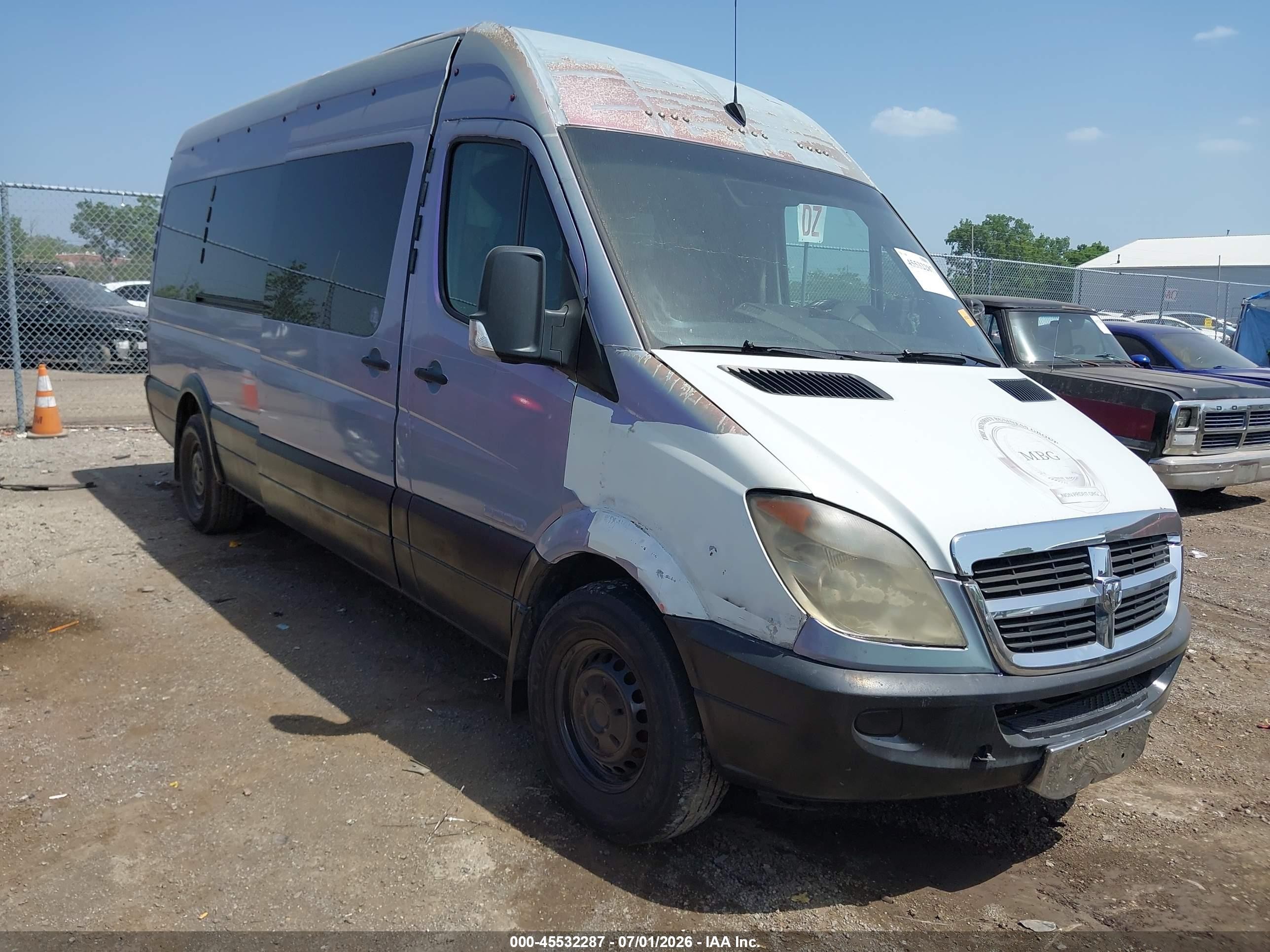 2008 Dodge Sprinter Passenger, VIN WDWPE845085263332 — Normal wear