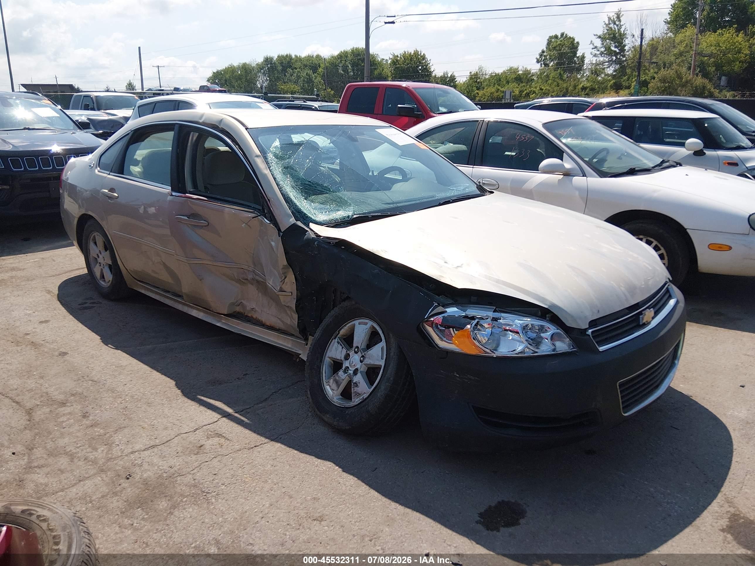 2009 Chevrolet Impala LT, VIN 2G1WT57N291254741 — Side