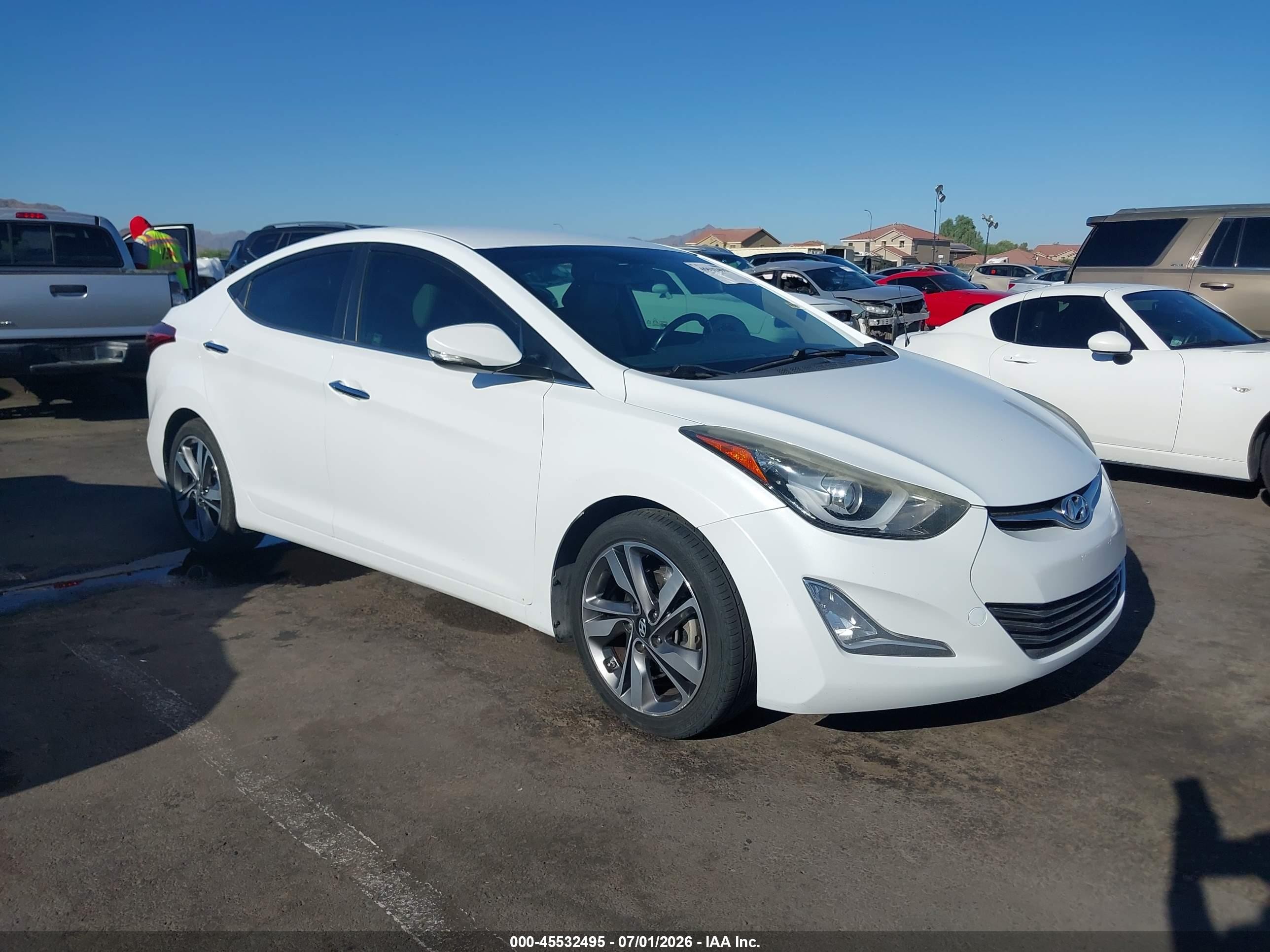 2015 Hyundai Elantra SE, VIN 5NPDH4AE5FH560703 — Undercarriage