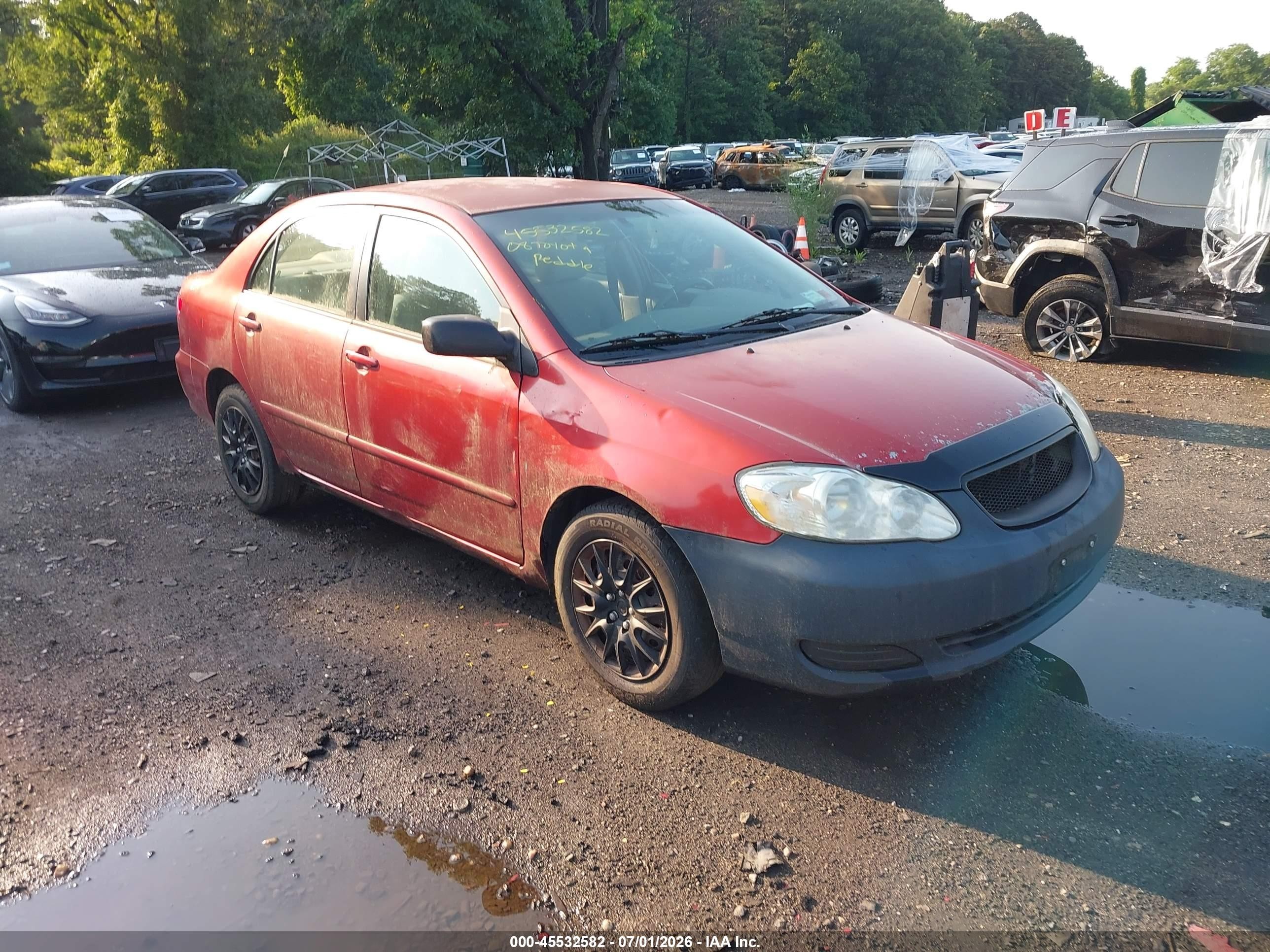 2008 Toyota Corolla CE, VIN 1NXBR32E08Z021729 — Normal wear