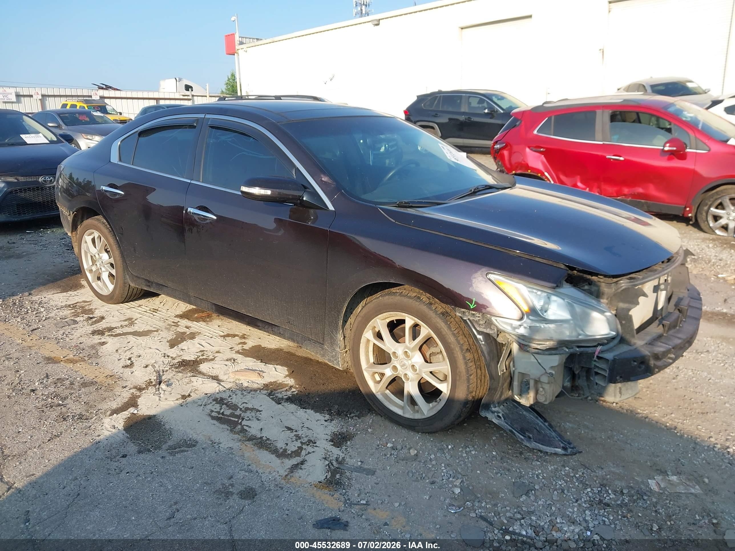 2014 Nissan Maxima SV, VIN 1N4AA5AP6EC910189 — Перед