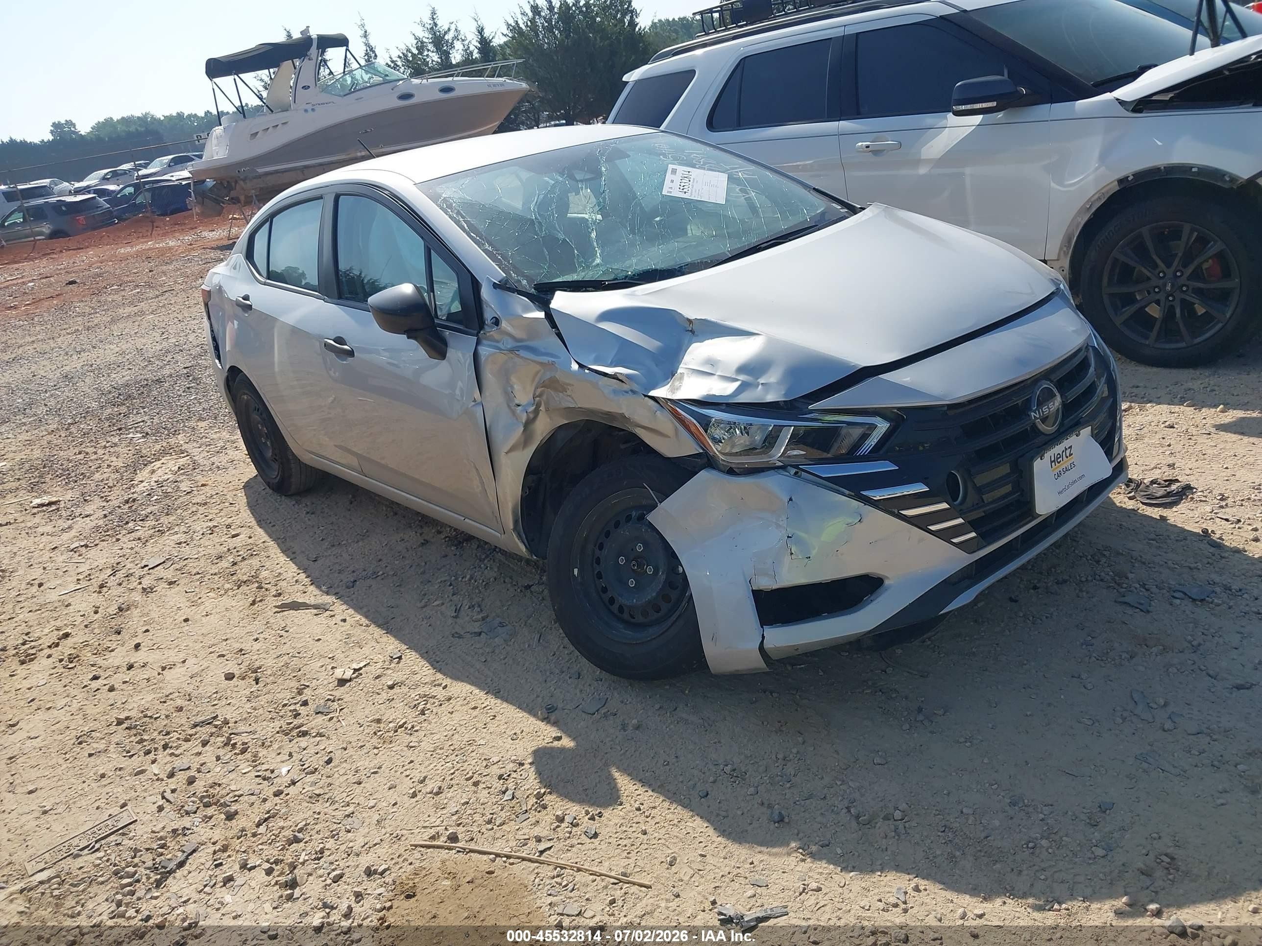 2024 Nissan Versa S, VIN 3N1CN8DV8RL888891 — Front end