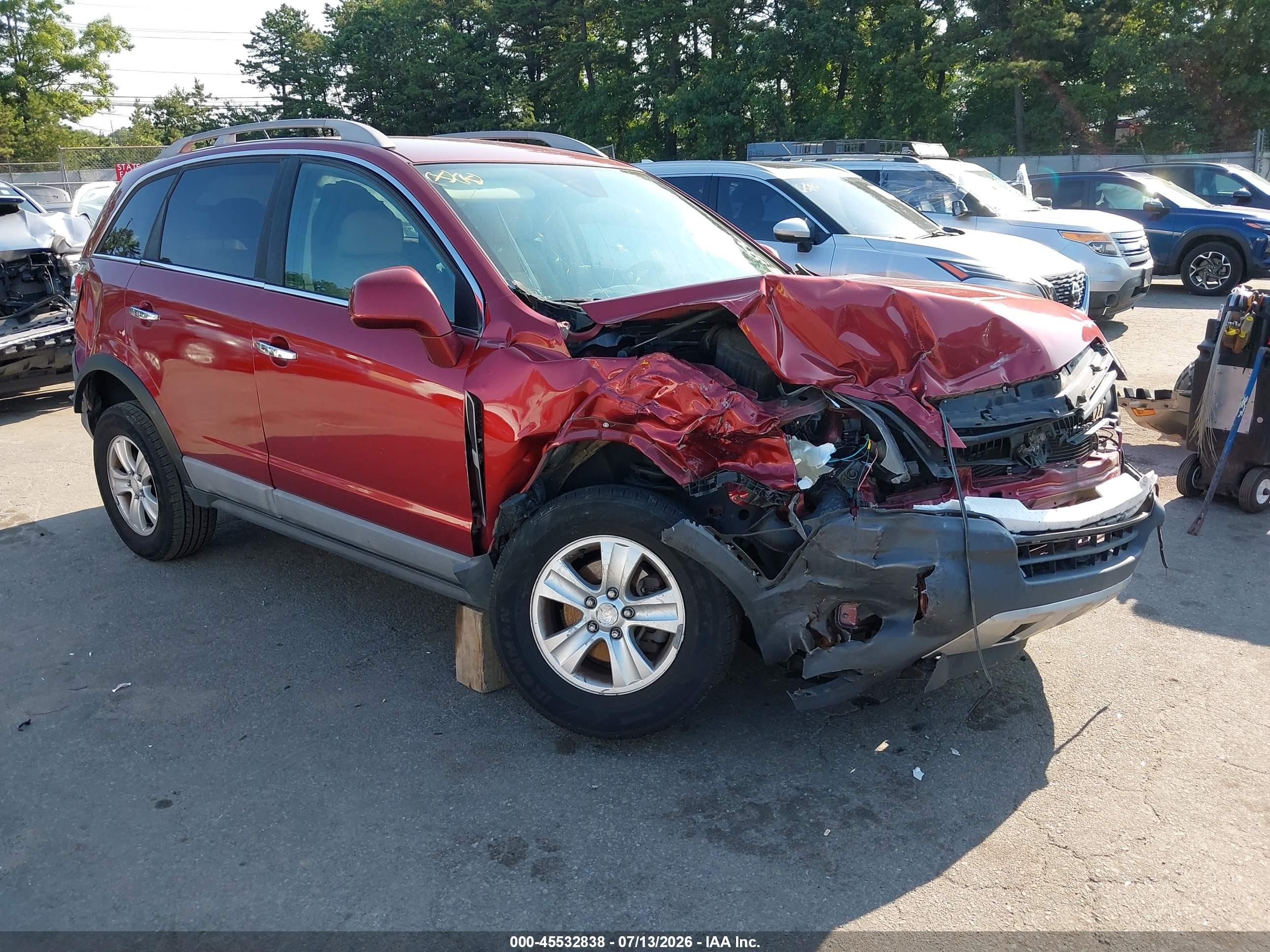 2008 Saturn VUE XE, VIN 3GSCL33P48S728623 — Front end