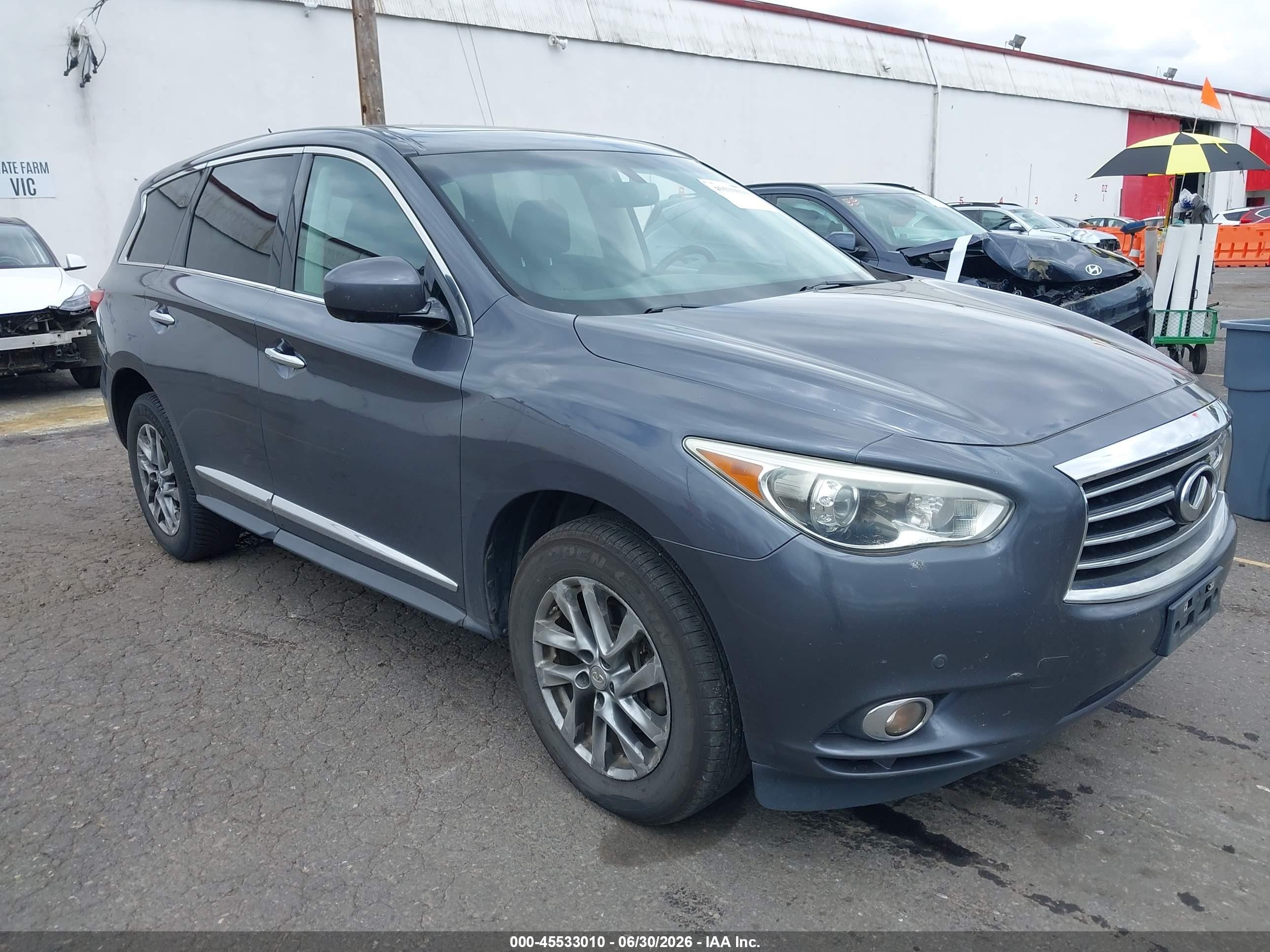 2013 Infiniti JX35, VIN 5N1AL0MM4DC331706 — Normal wear