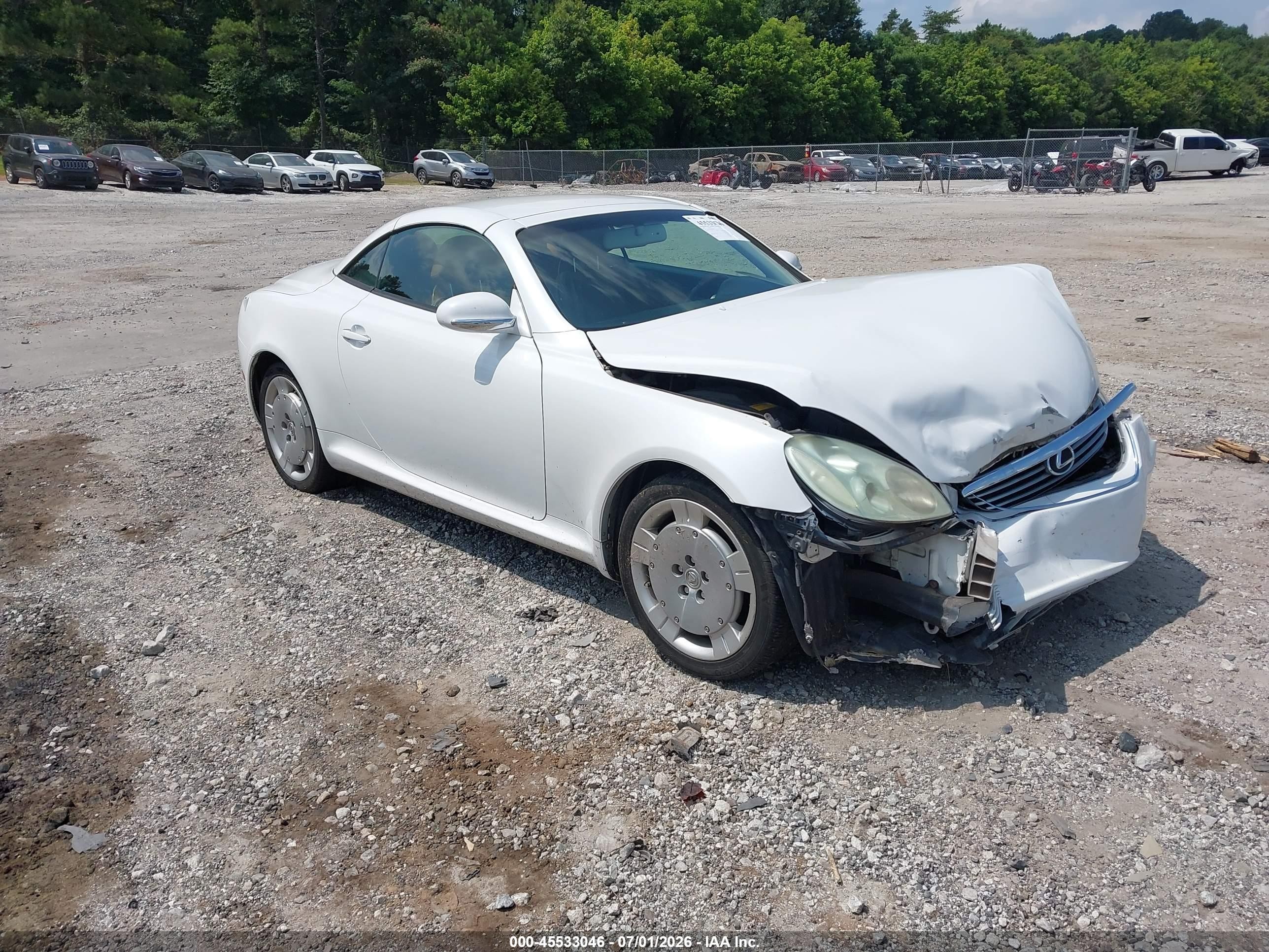 2002 Lexus SC 430, VIN JTHFN48Y920027048 — Front end
