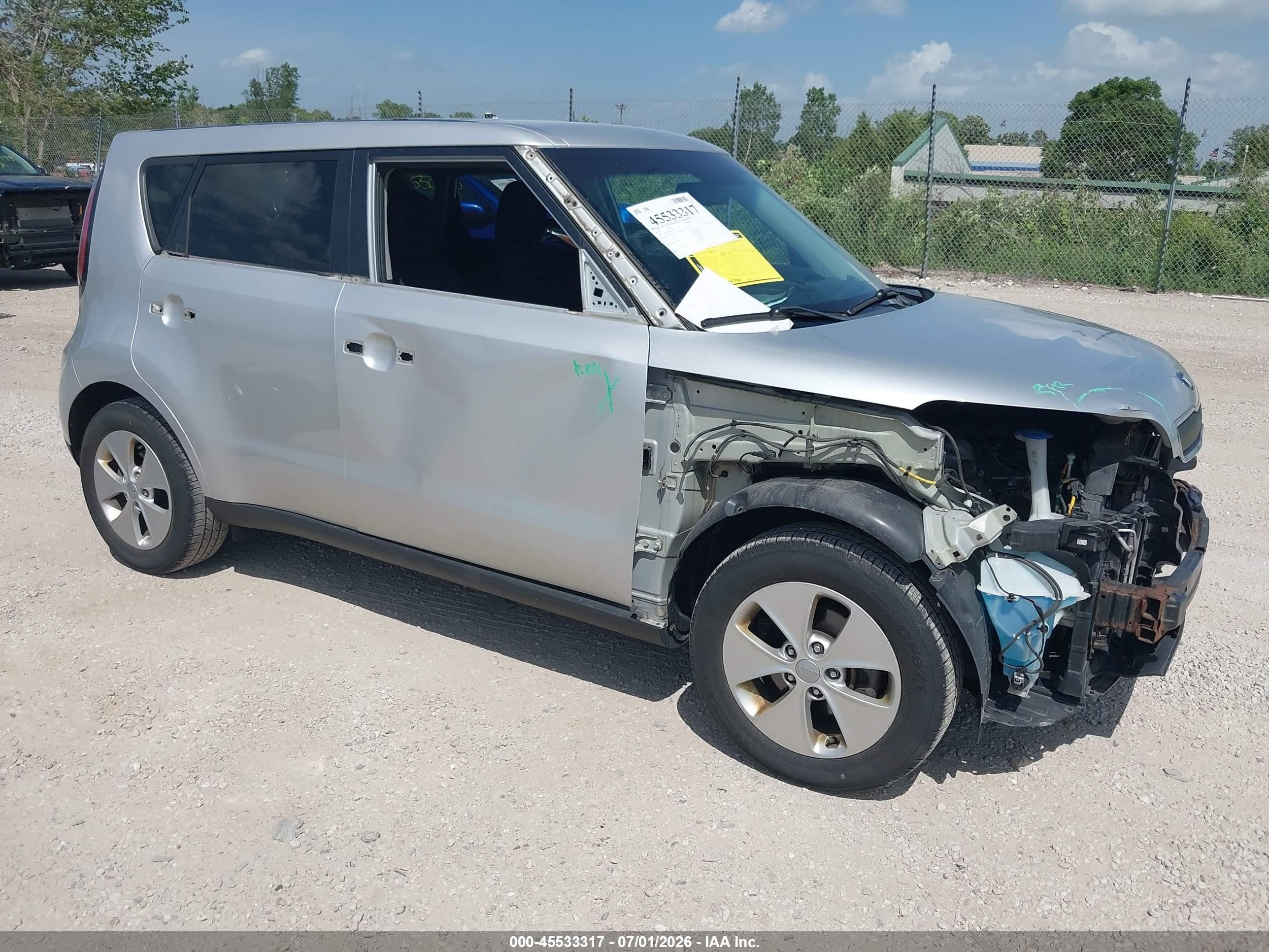 2014 Kia Soul, VIN KNDJN2A23E7720781 — Front end