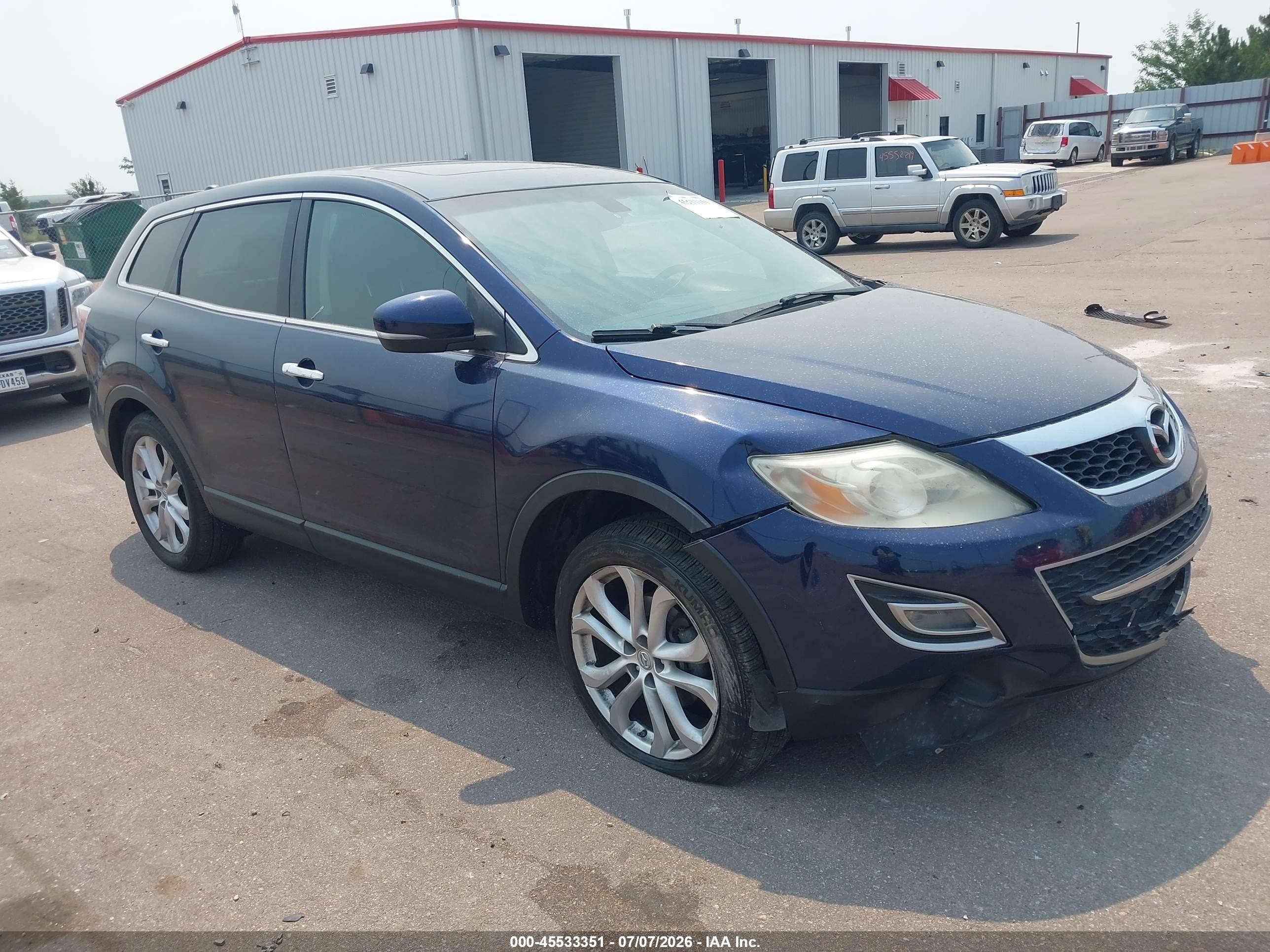 2011 Mazda CX-9 Grand Touring, VIN JM3TB3DV9B0325030 — Front end