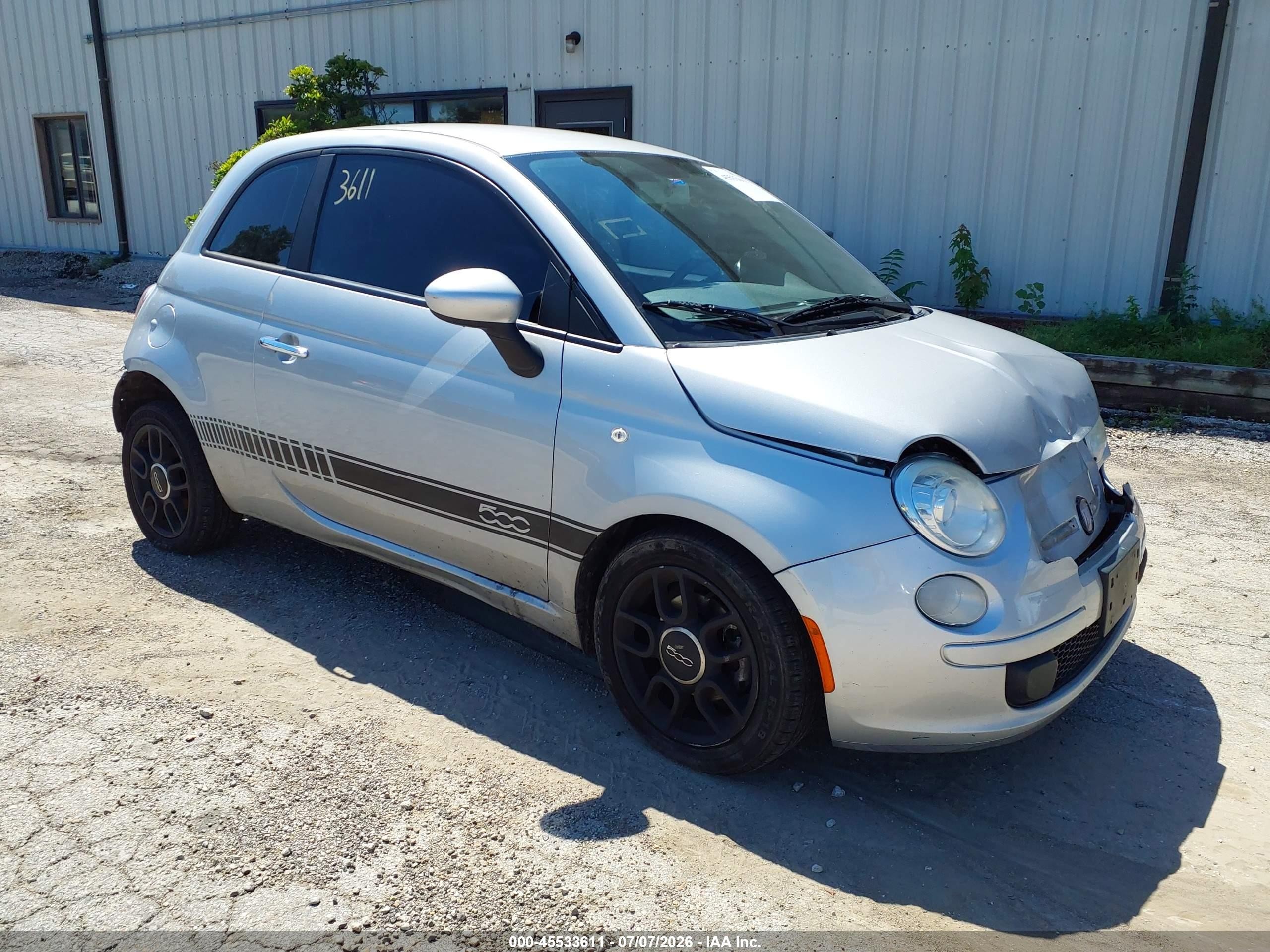 2013 FIAT 500 Pop, VIN 3C3CFFARXDT545812 — All over