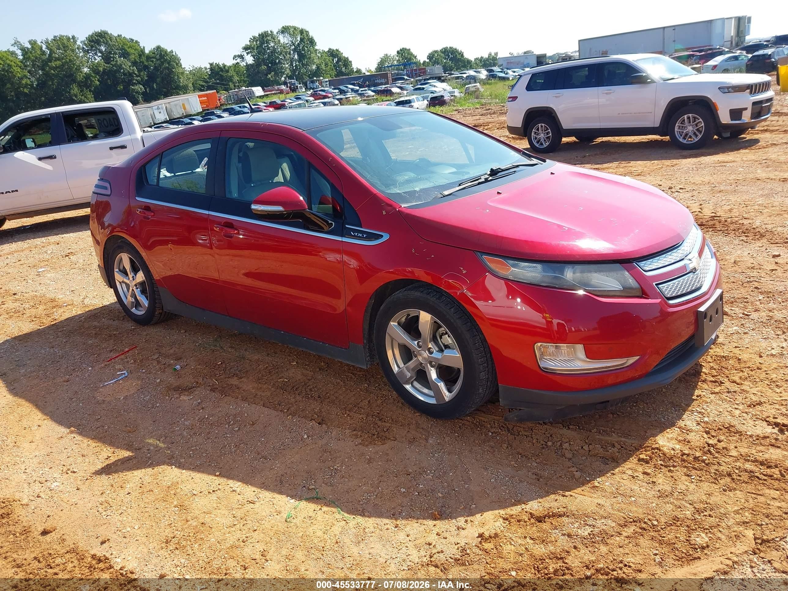 2012 Chevrolet Volt, VIN 1G1RD6E45CU104242 — Hail