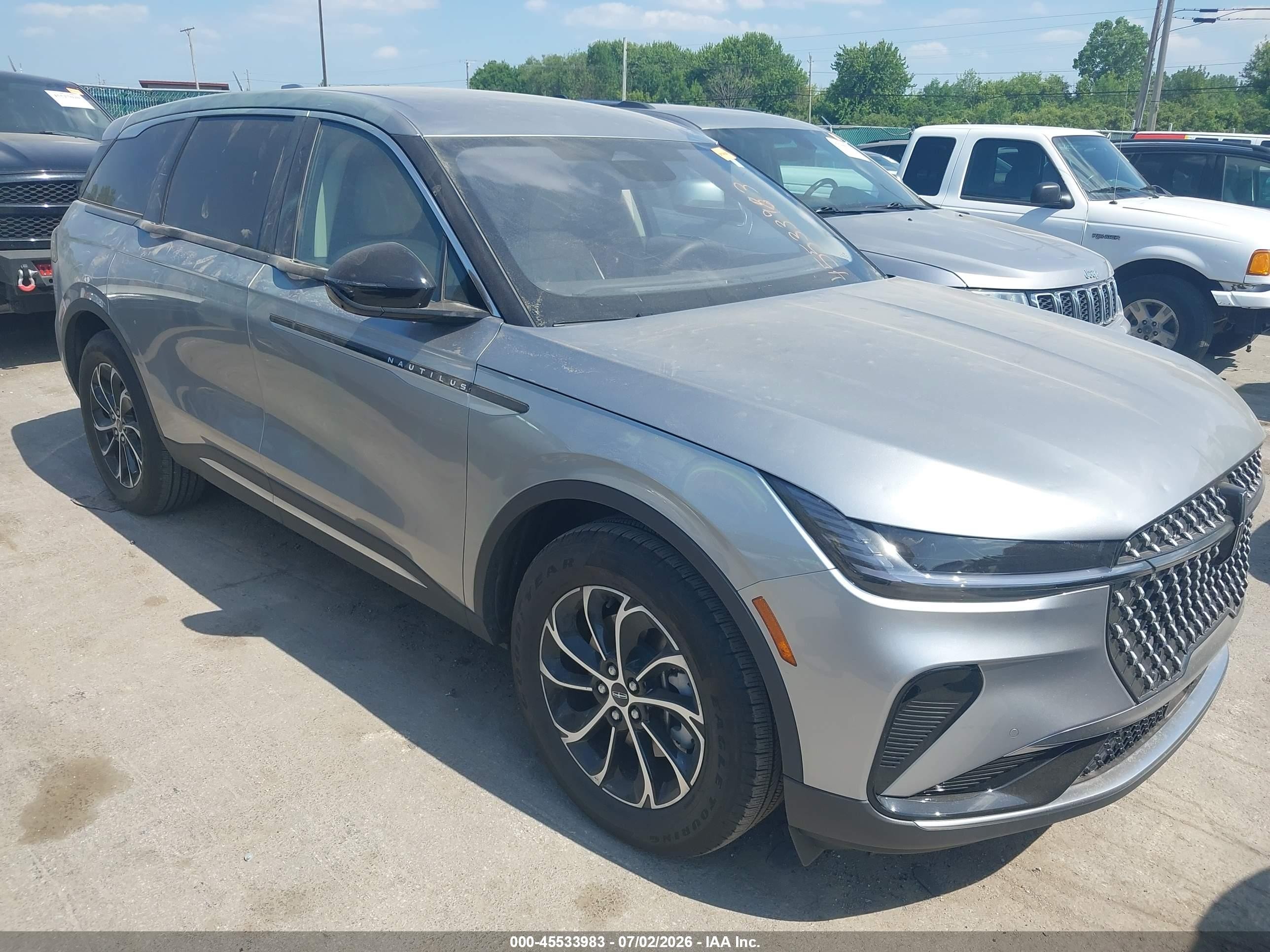 2025 Lincoln Nautilus Premiere, VIN 5LMPJ8JA9SJ942510 — Hail
