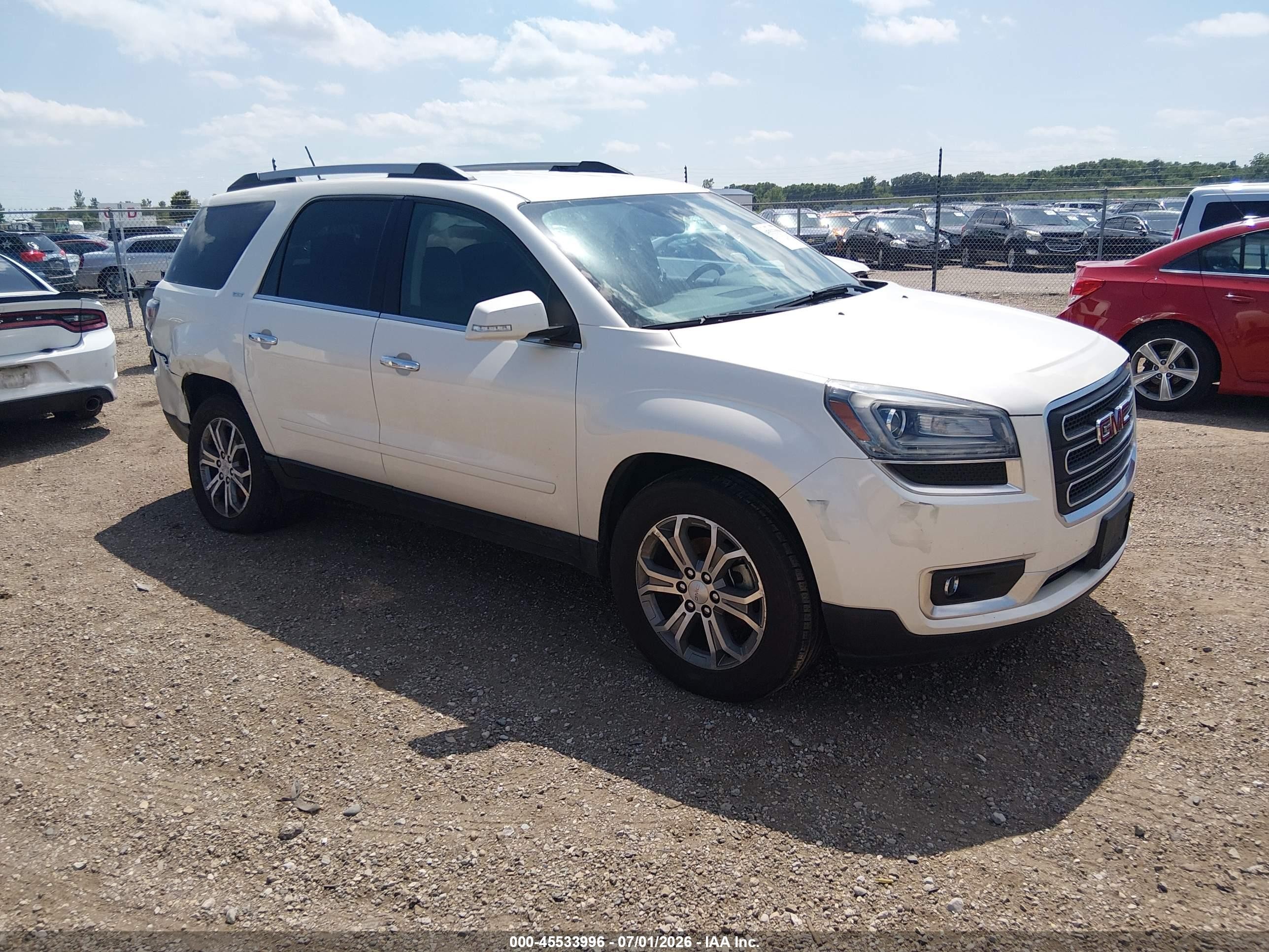 2014 GMC Acadia SLT, VIN 1GKKRRKD8EJ356706 — Side