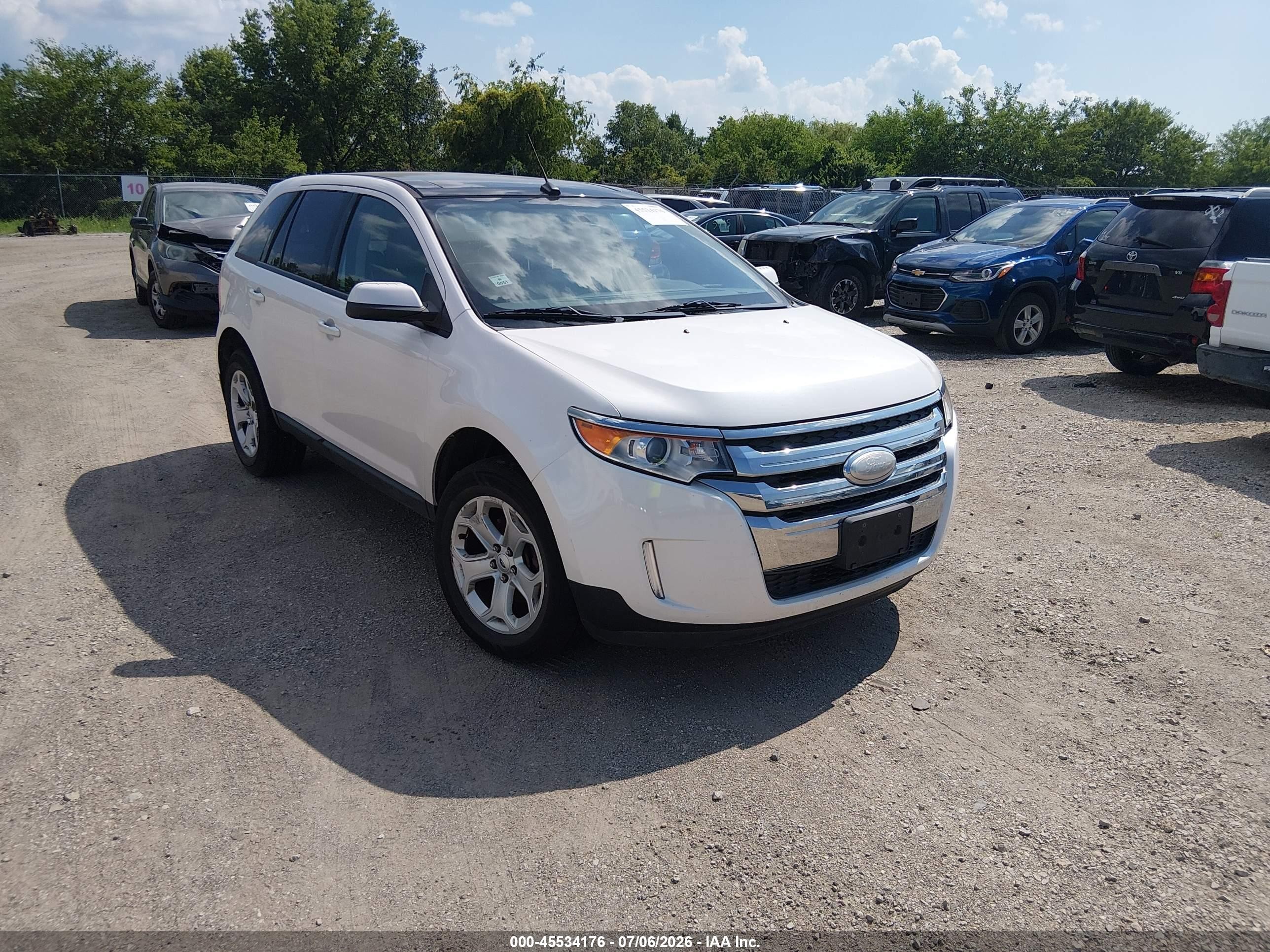 2013 Ford Edge SEL, VIN 2FMDK4JC5DBA95196 — Normal wear