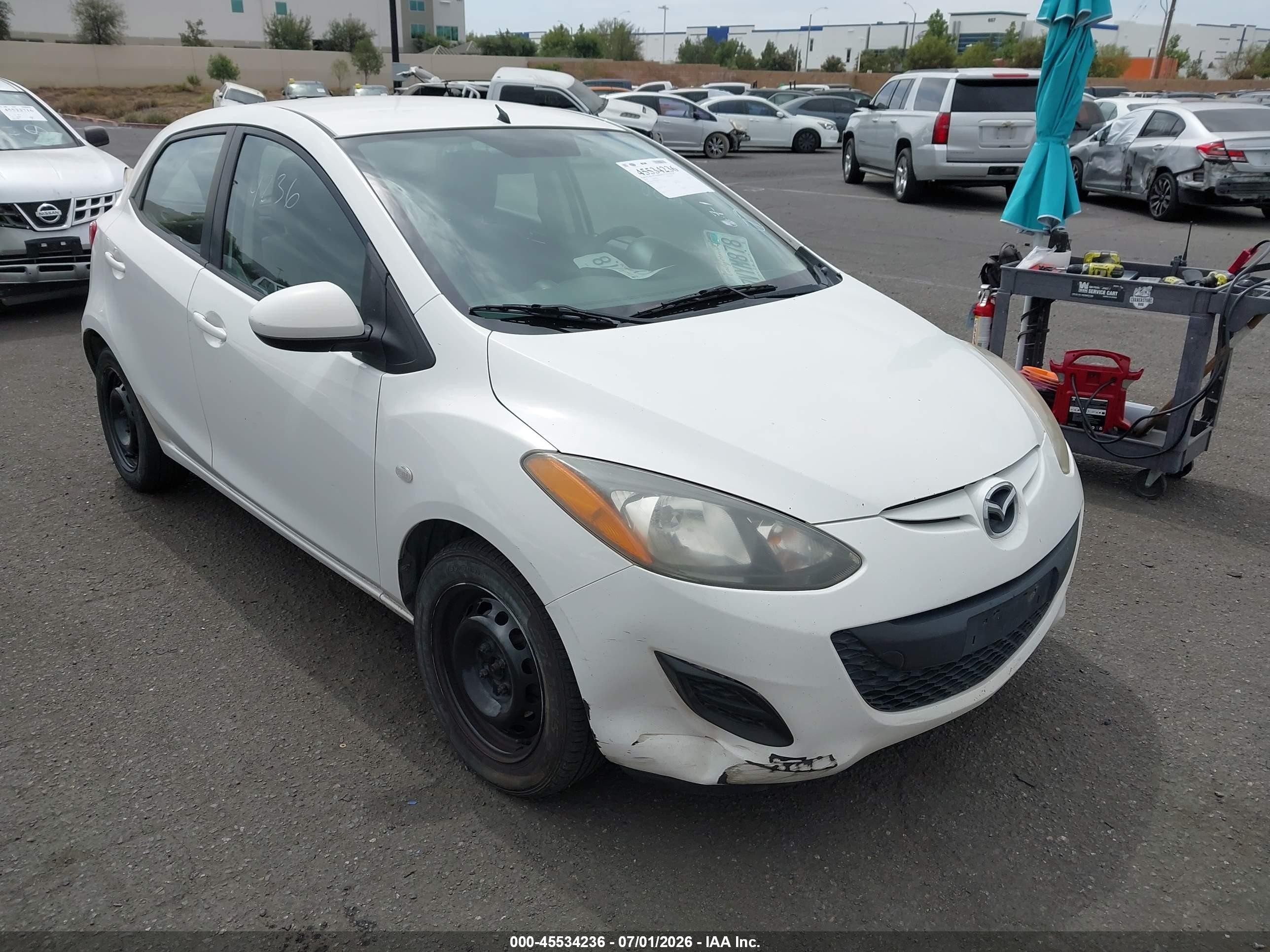 2014 Mazda 2 Sport, VIN JM1DE1KY4E0186533 — Rear end