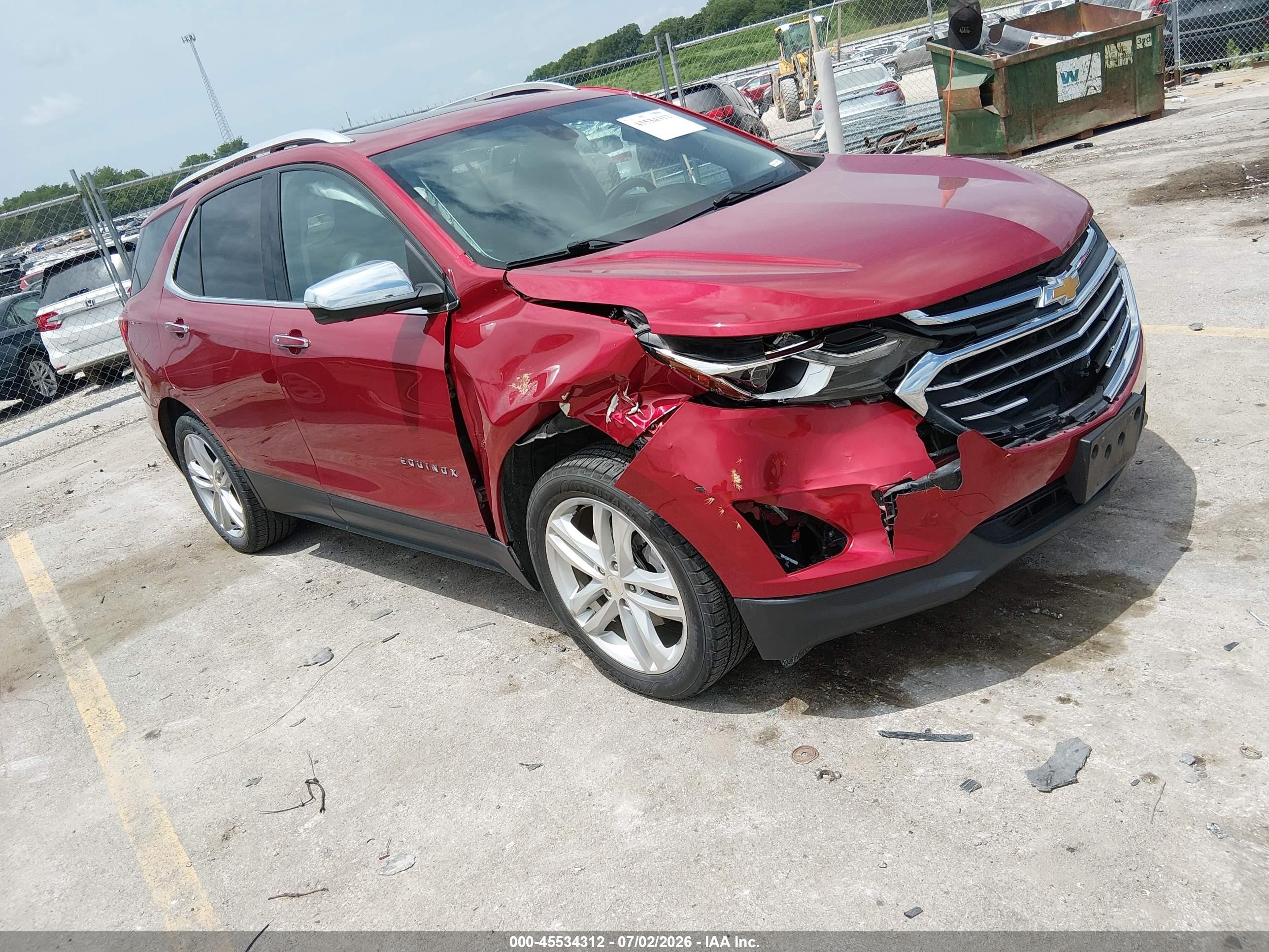 2019 Chevrolet Equinox Premier, VIN 3GNAXYEX9KS664756 — По всему кузову