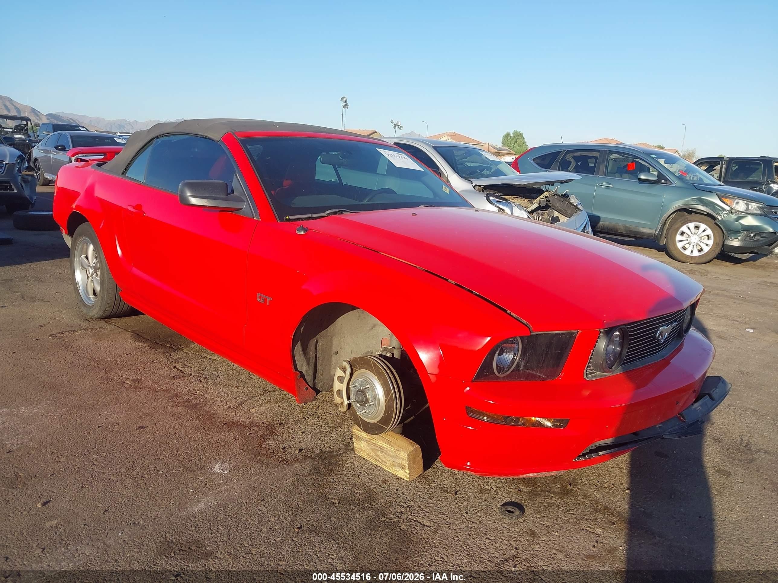 2006 Ford Mustang GT Deluxe, VIN 1ZVHT85H965110156 — Rear end
