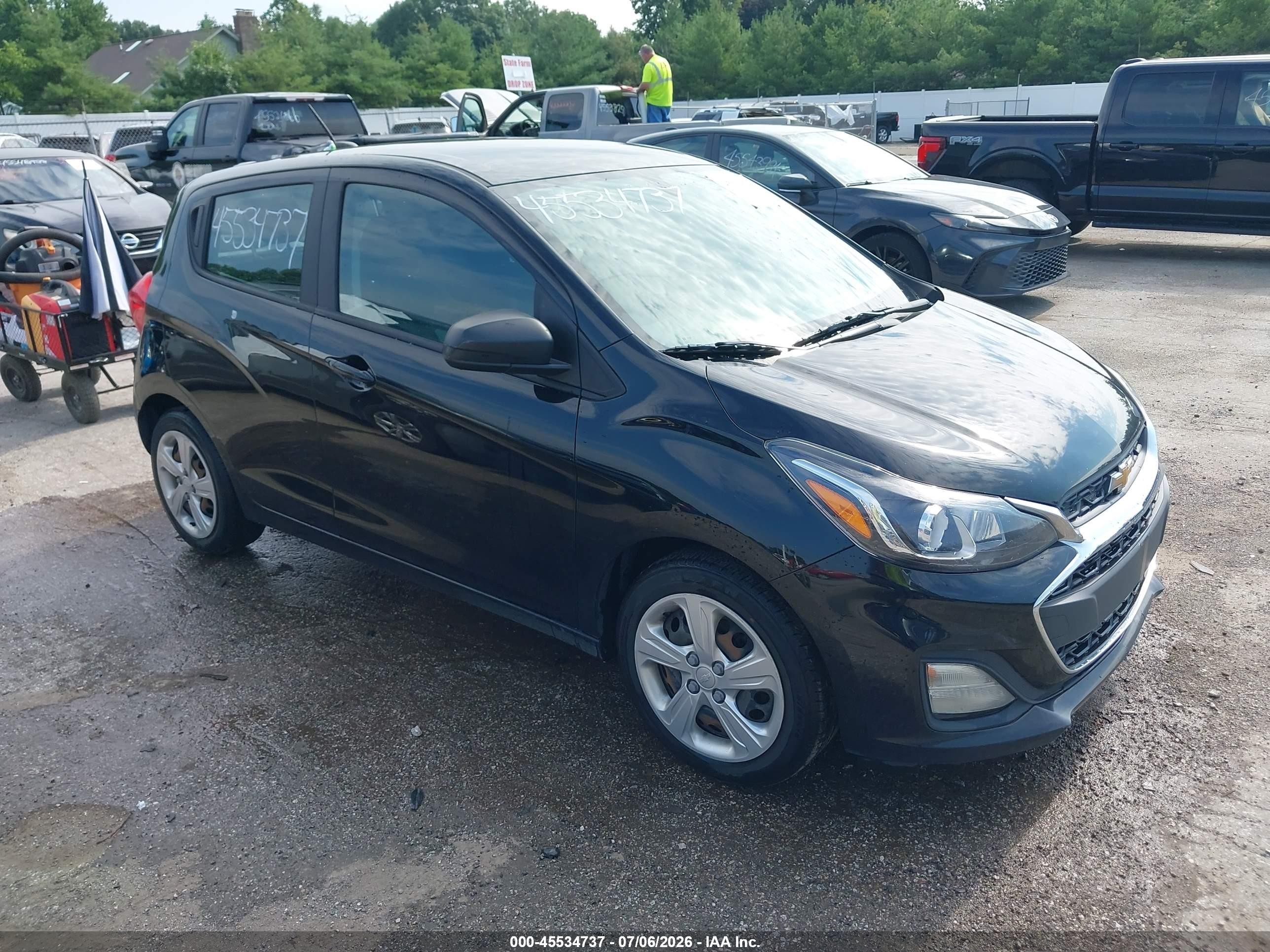 2021 Chevrolet Spark LS, VIN KL8CB6SA3MC725315 — Rear end