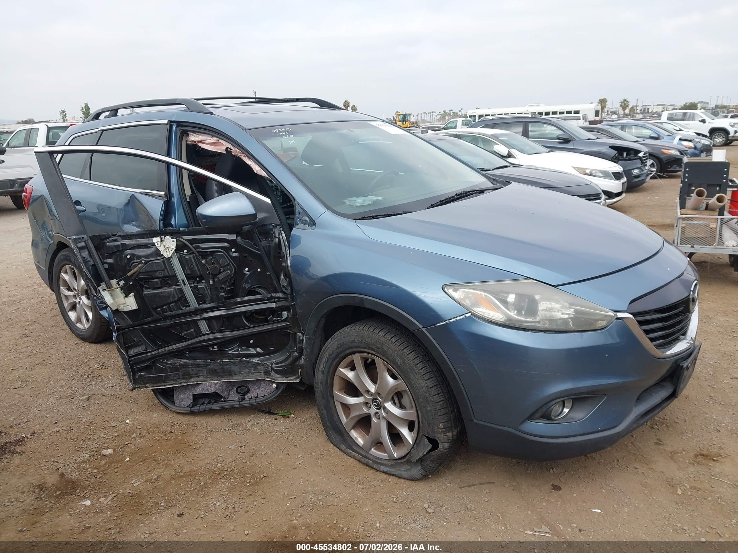 2015 Mazda CX-9 Touring, VIN JM3TB2CV8F0453664 — Side