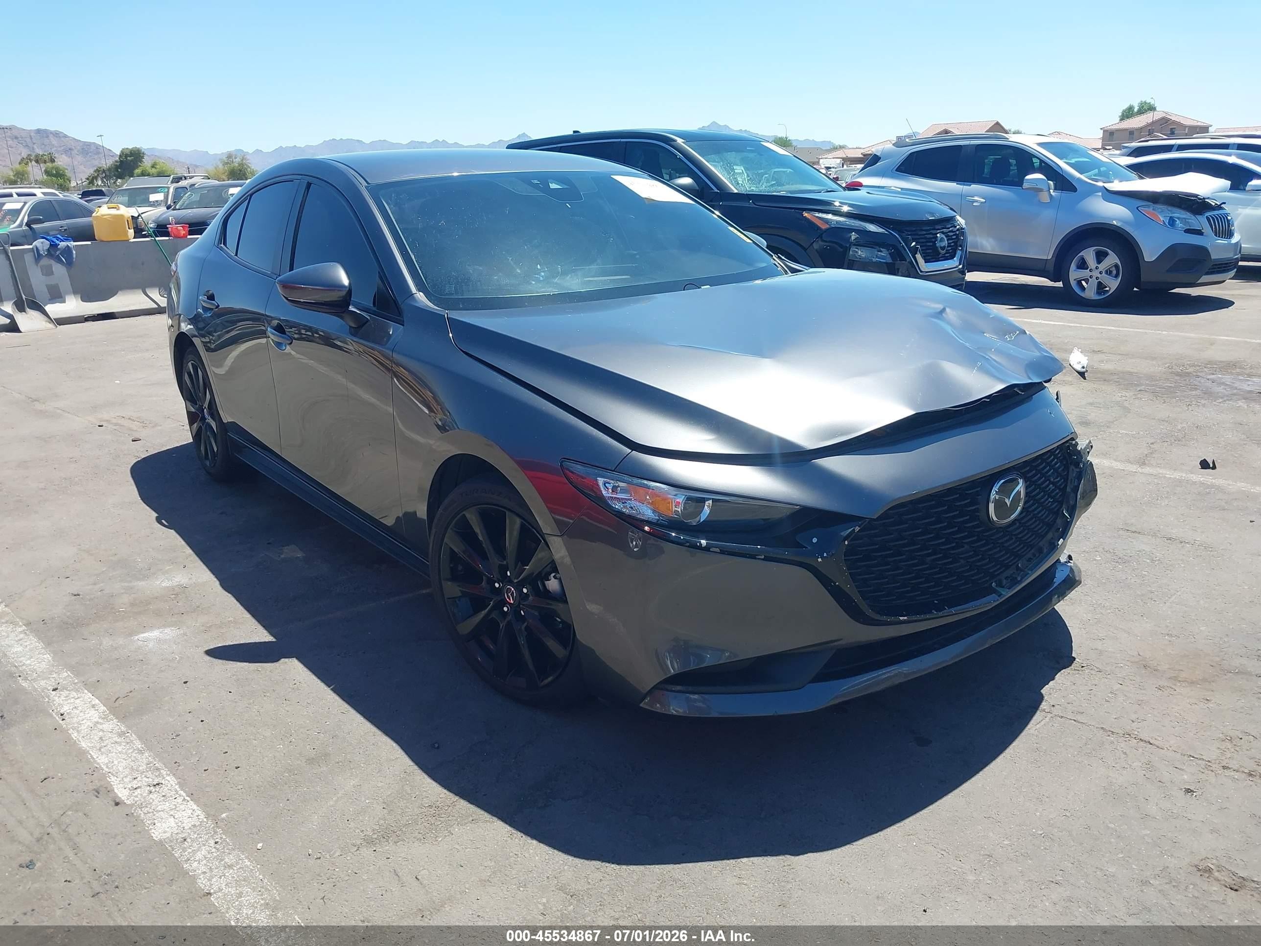 2021 Mazda 3 Select, VIN JM1BPABL0M1345921 — Front end