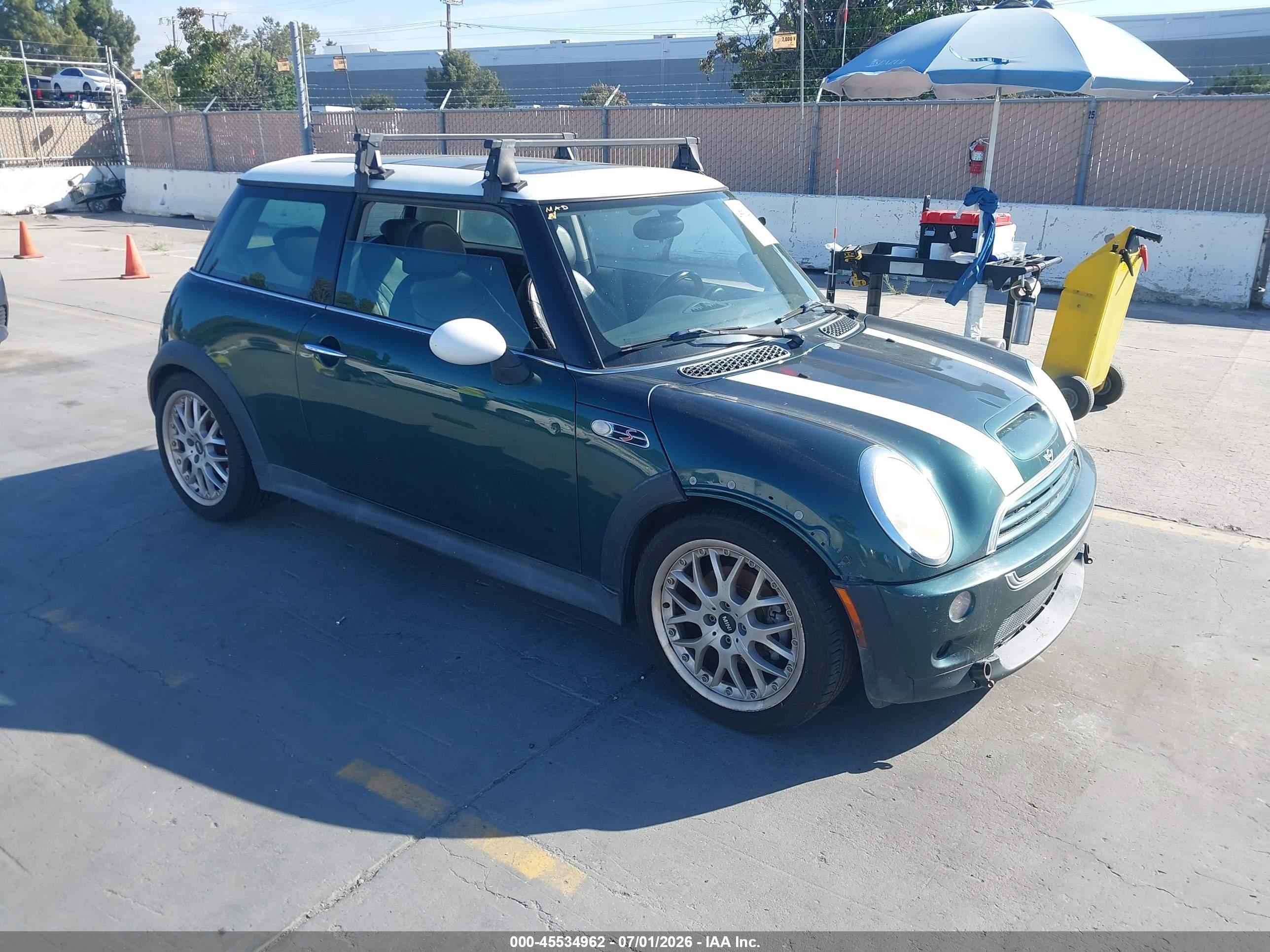 2003 MINI Hardtop S, VIN WMWRE33443TD60979 — Обычный износ