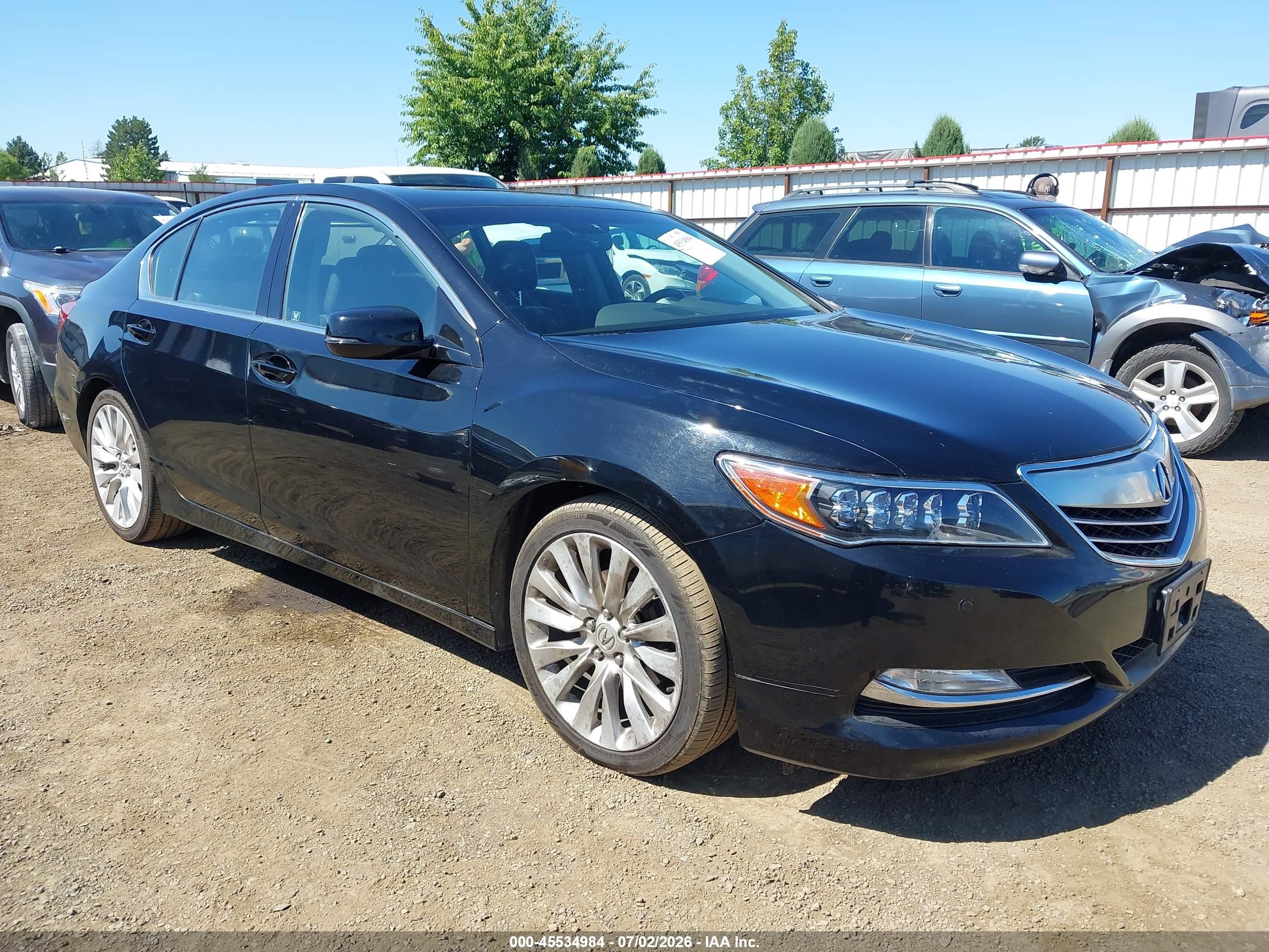 2014 Acura RLX Advance, VIN JH4KC1F9XEC004170 — Side