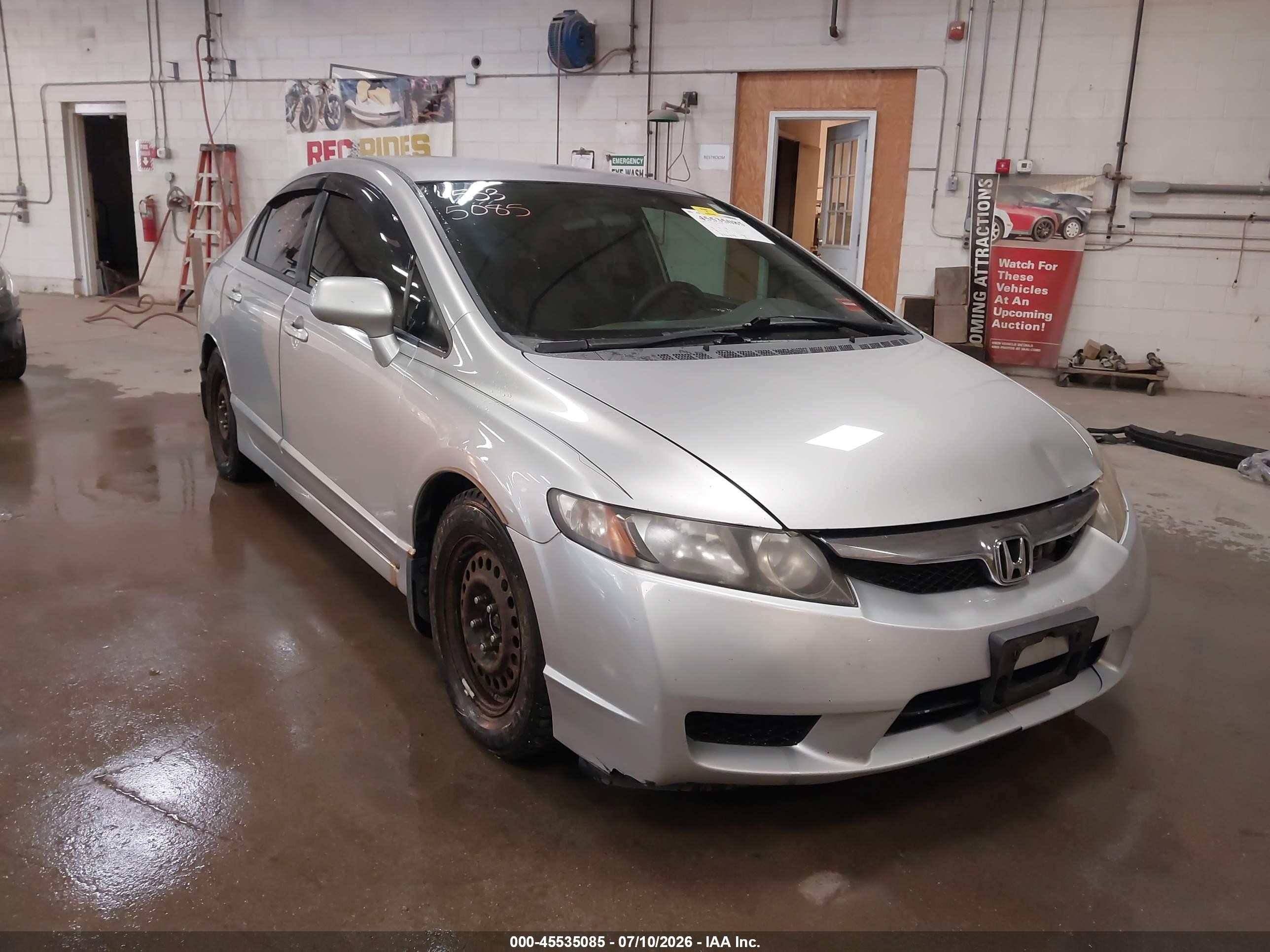 2010 Honda Civic LX, VIN 2HGFA1F53AH308116 — Side
