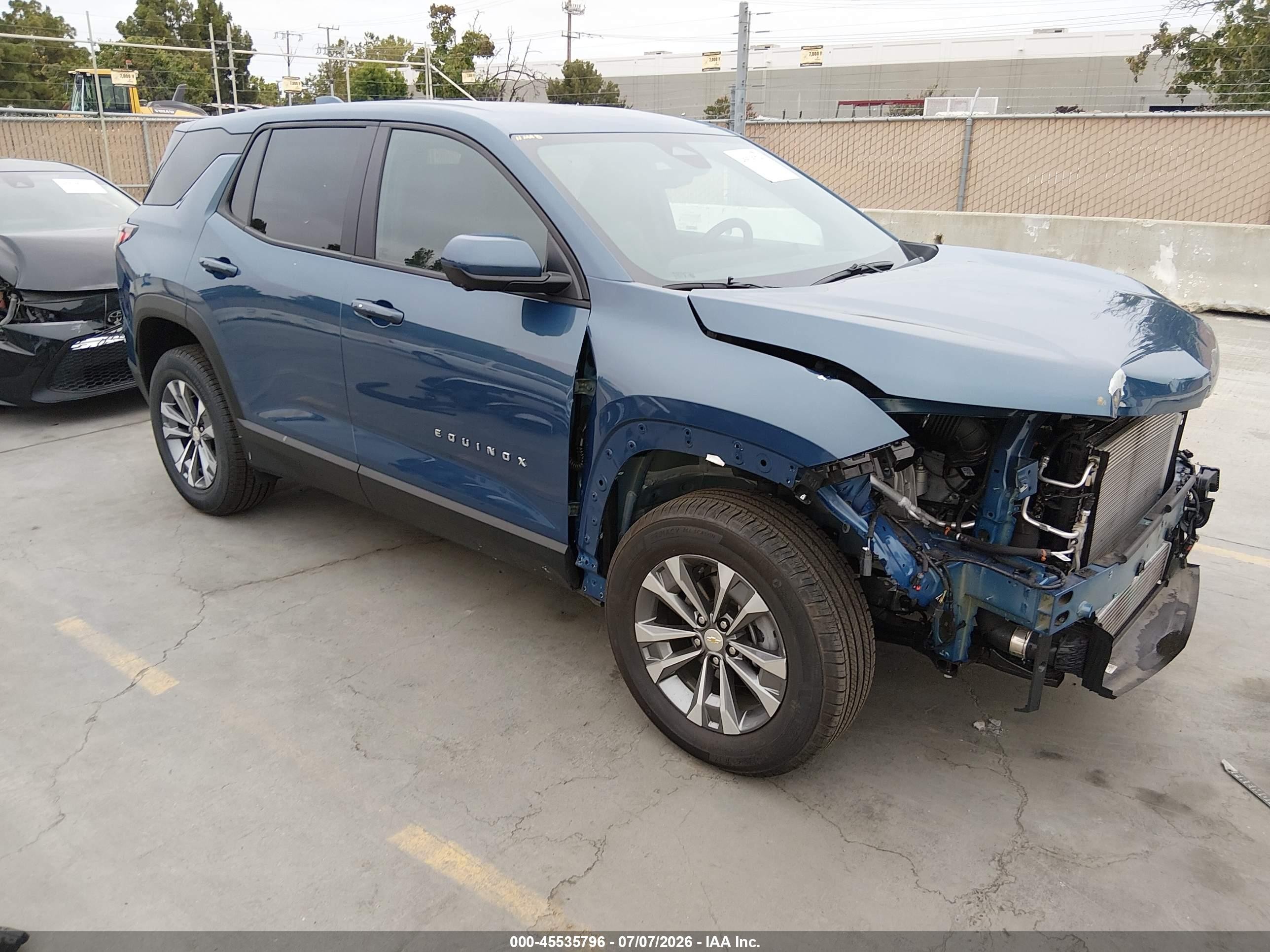 2026 Chevrolet Equinox AWD LT, VIN 3GNAXPEG7TL263843 — Front end