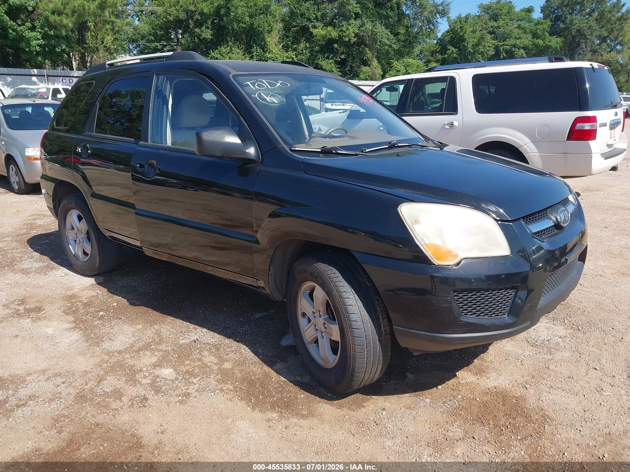 2010 Kia Sportage LX, VIN KNDKG3A33A7720335 — Normal wear