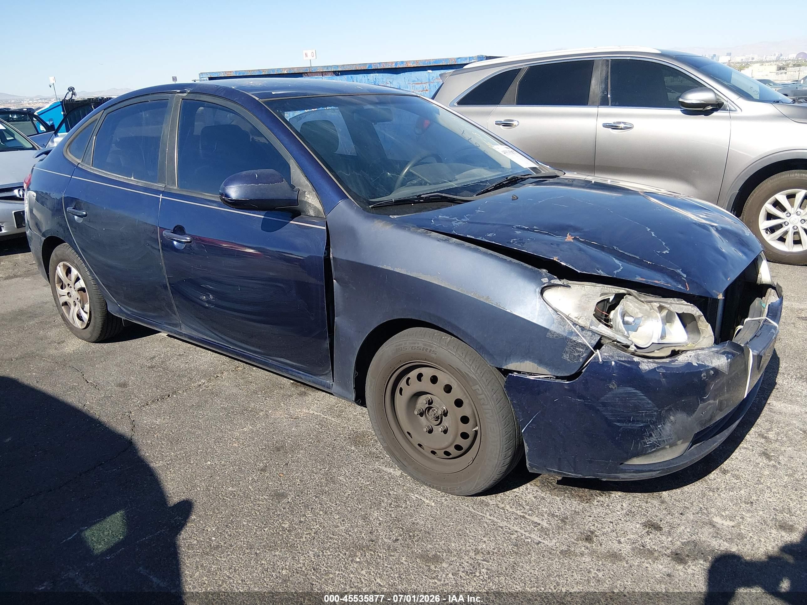 2010 Hyundai Elantra GLS, VIN KMHDU4ADXAU142652 — Normal wear