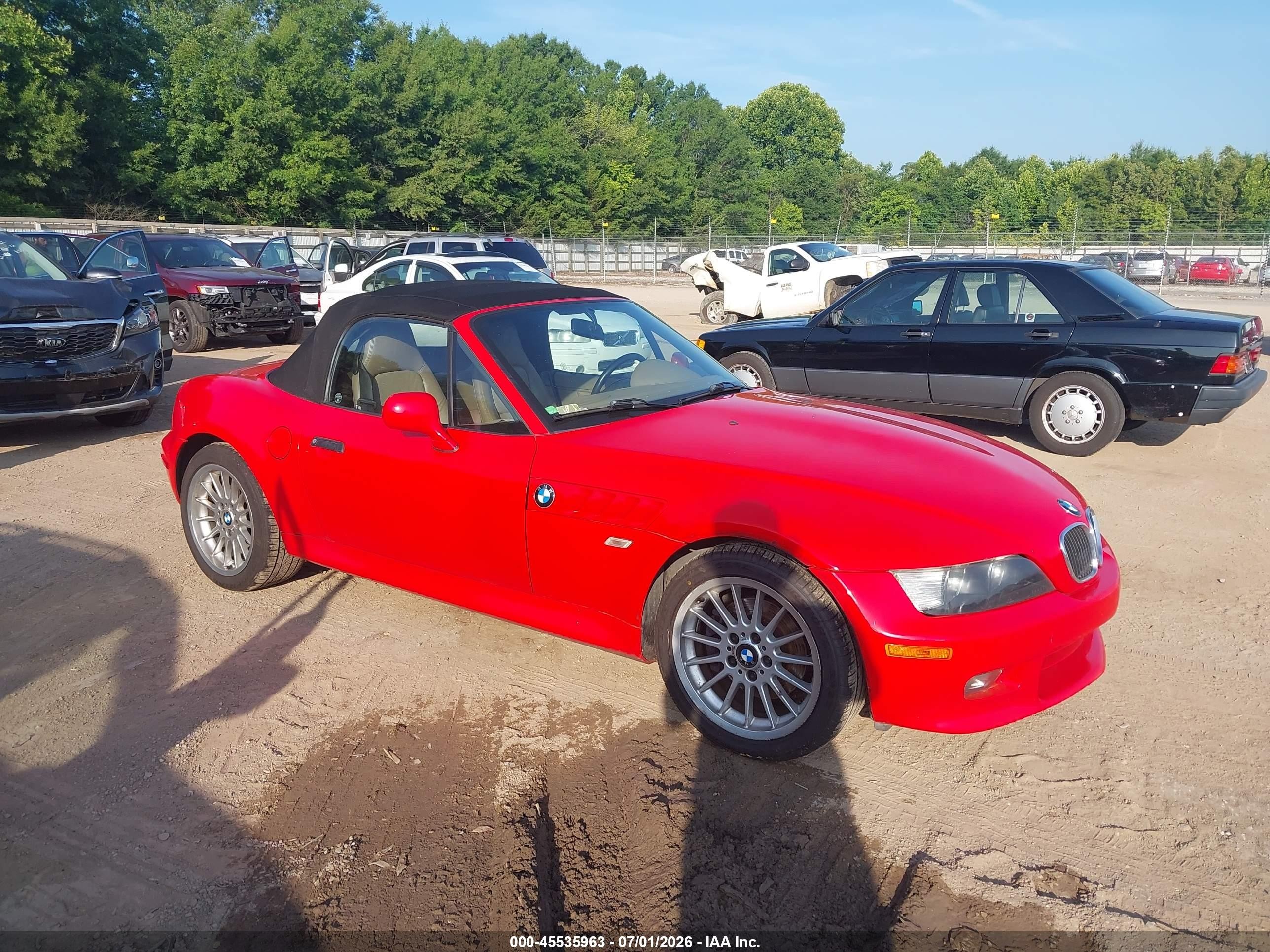 2001 BMW Z3 3.0, VIN WBACN53451LJ57384 — Normal wear