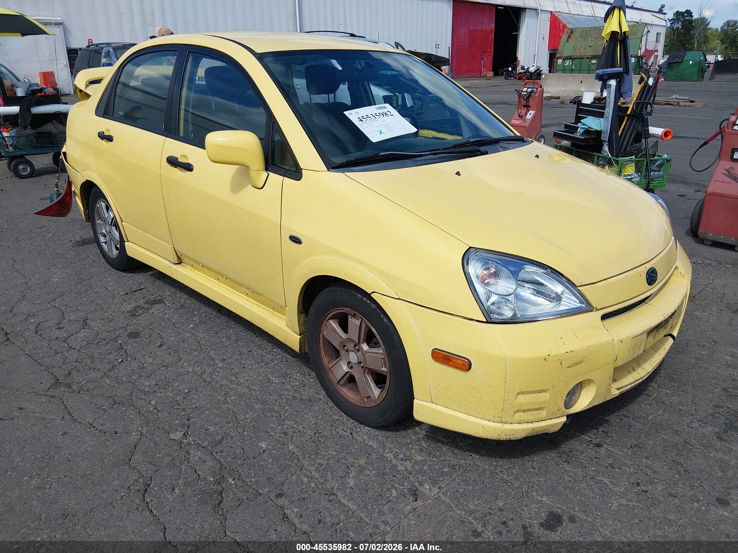 2003 Suzuki Aerio S, VIN JS2RA41S935152545 — По всему кузову