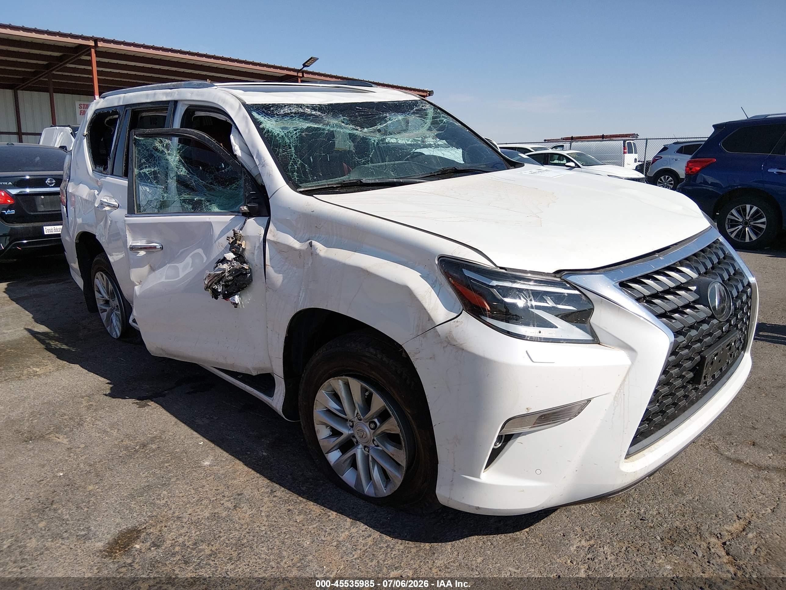2021 Lexus GX 460 Premium, VIN JTJAM7BX0M5278060 — Rollover