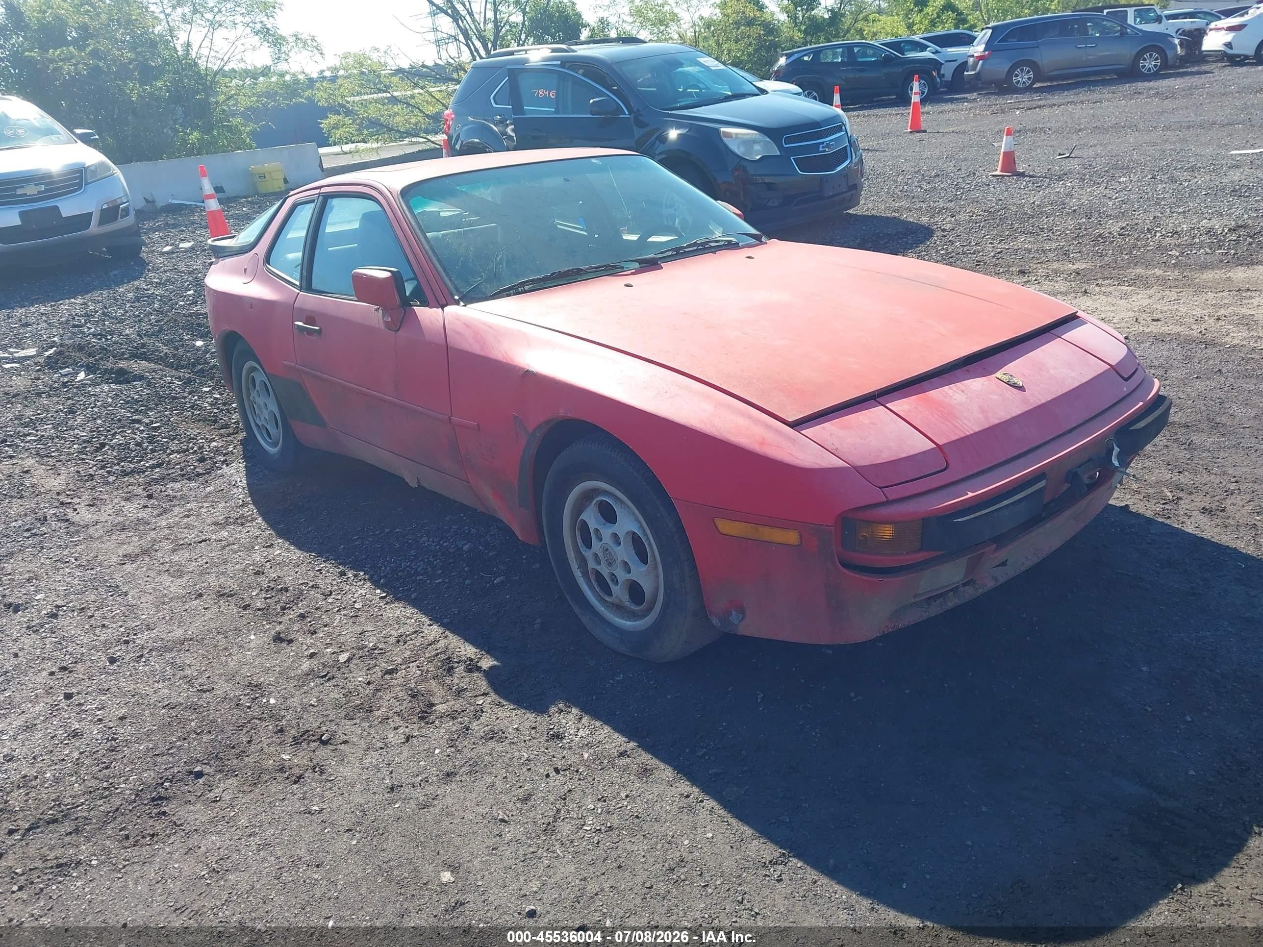 1987 Porsche 944, VIN WP0AB0947HN470996 — Обычный износ