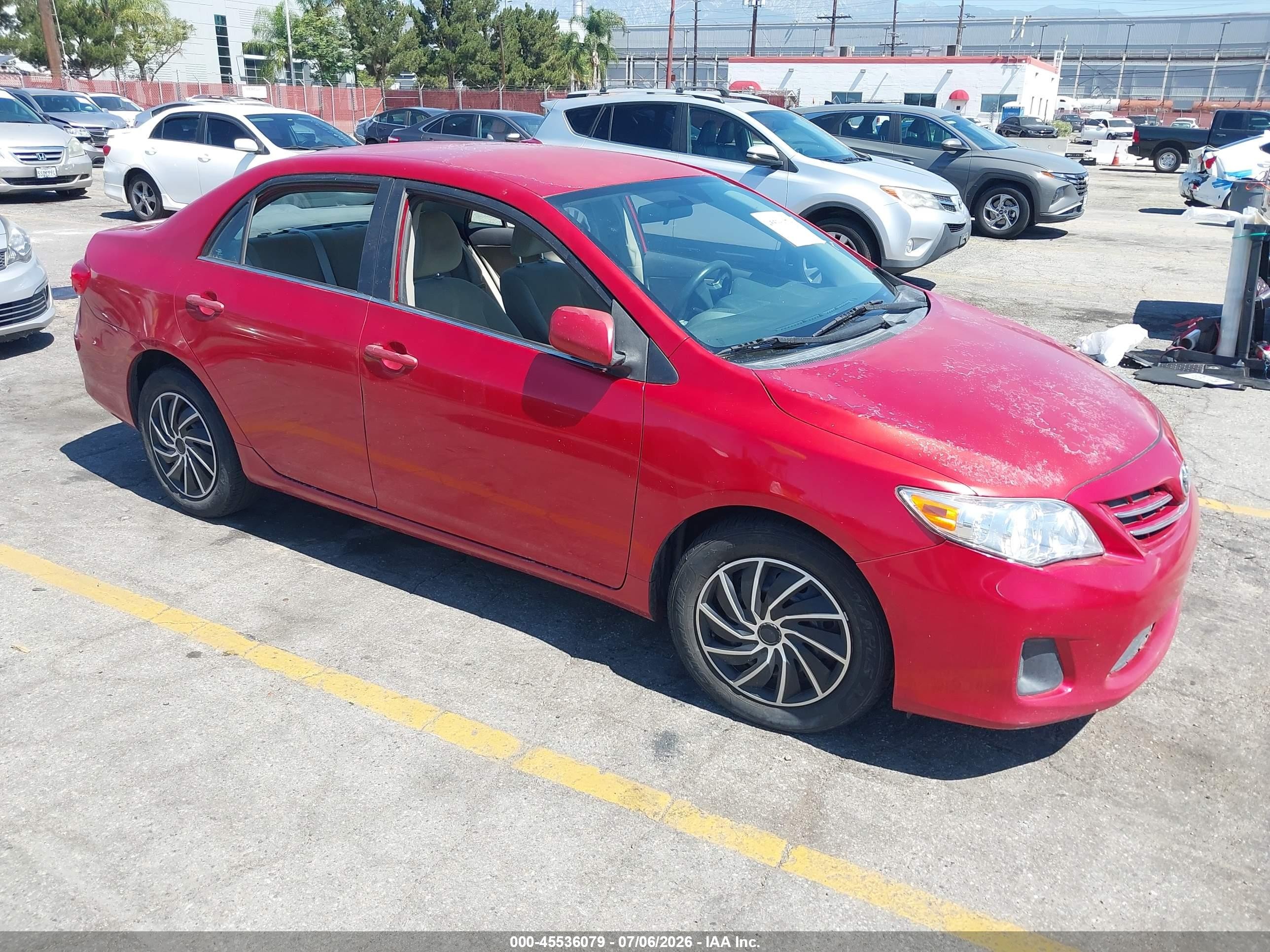 2013 Toyota Corolla LE, VIN 5YFBU4EE5DP167006 — Normal wear
