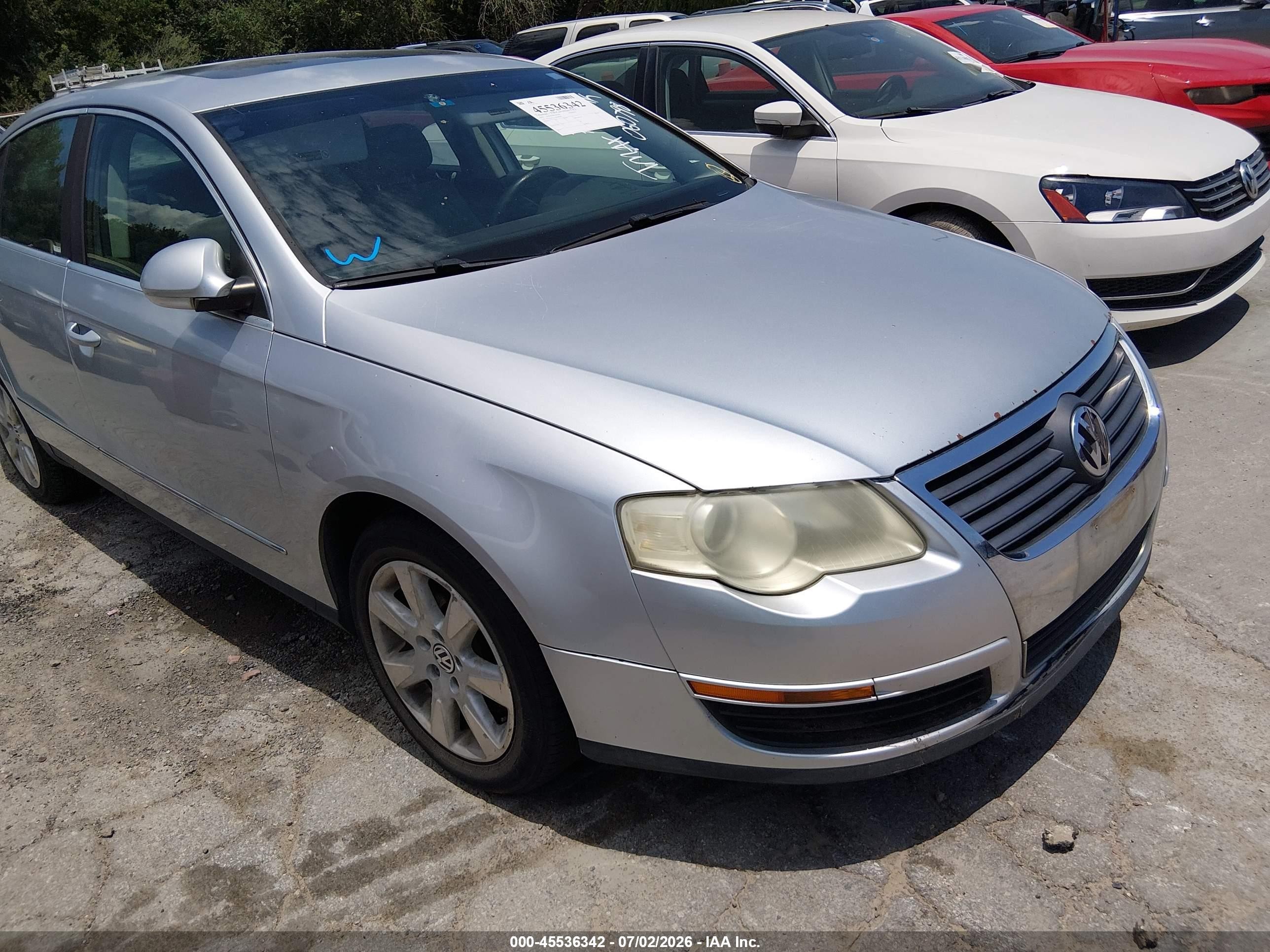 2006 Volkswagen Passat Value Edition, VIN WVWAK73CX6P060798 — Обычный износ