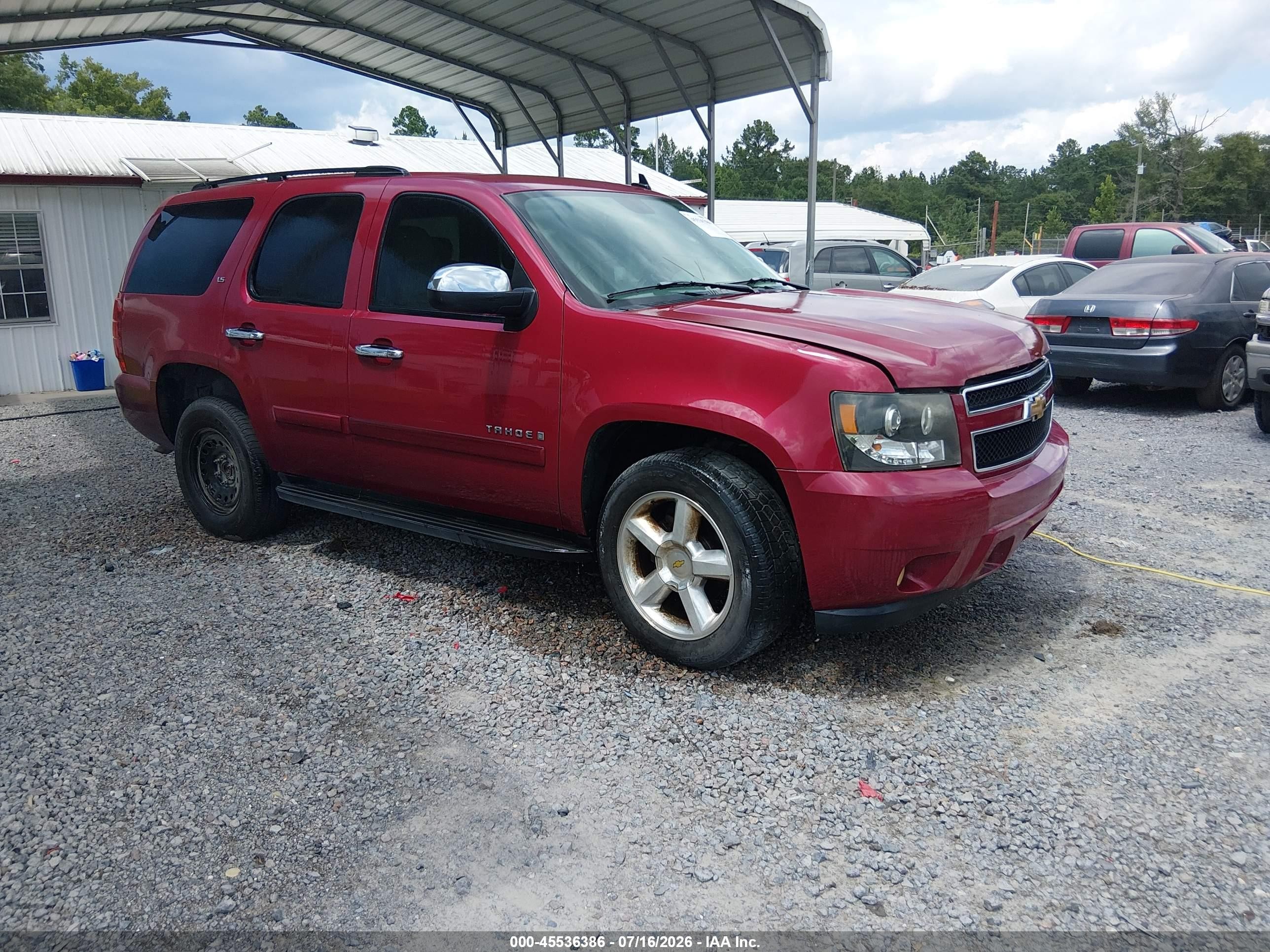 2007 Chevrolet Tahoe LS, VIN 1GNFC13C57R272179 — Обычный износ